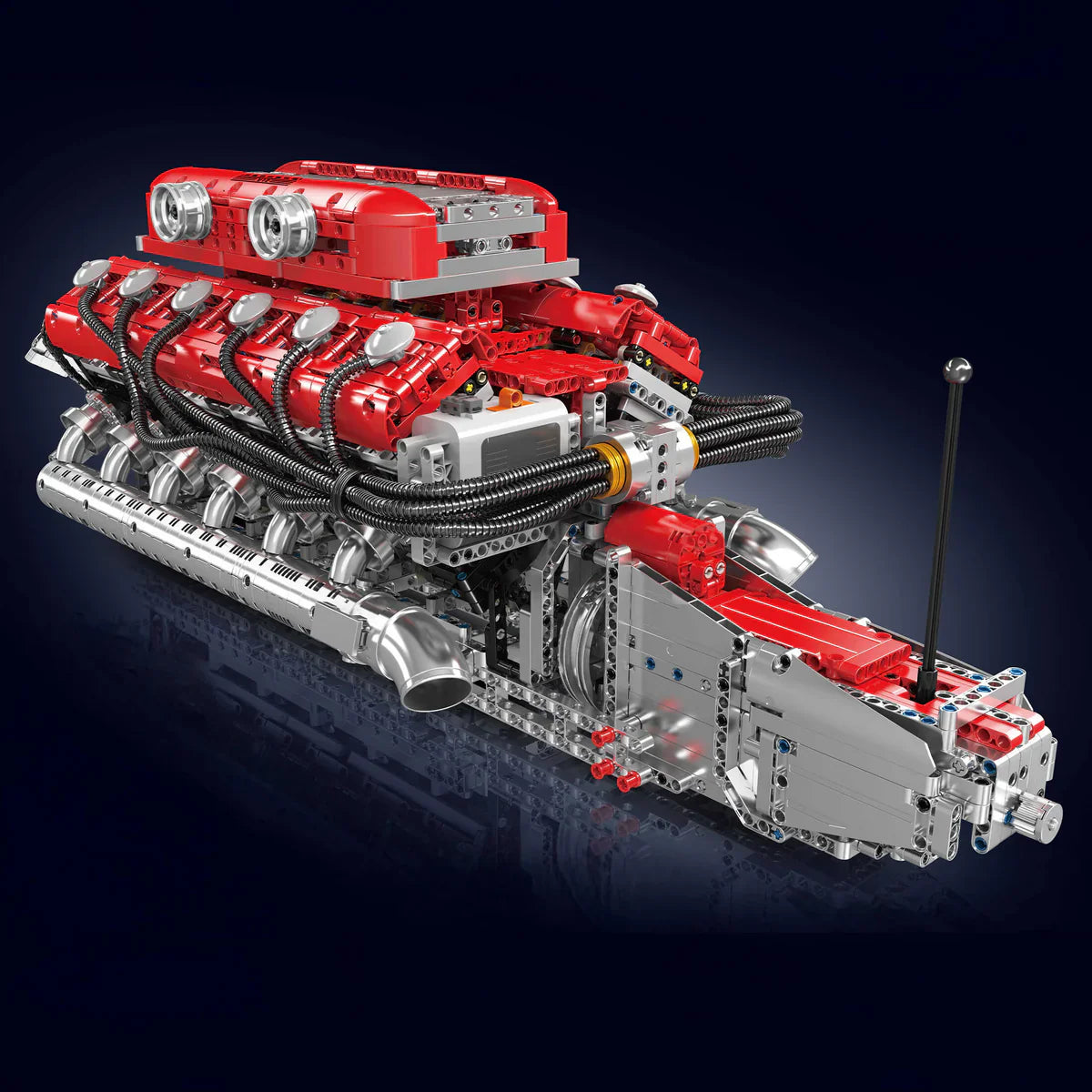 Ultimate V12 Engine & Gearbox Set | 3472 Pieces