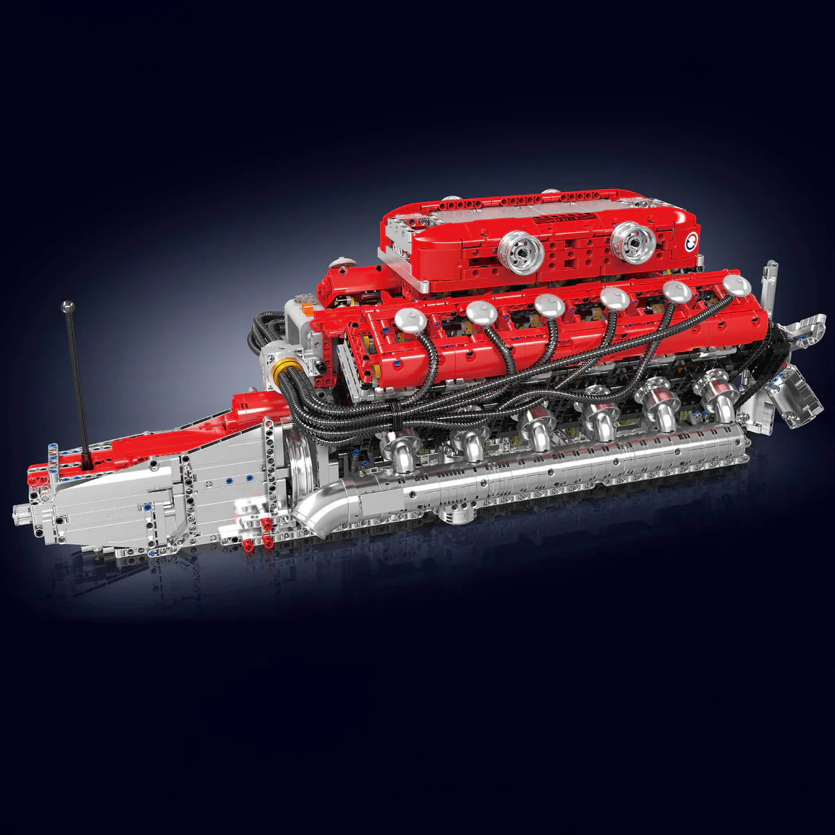 Ultimate V12 Engine & Gearbox Set | 3472 Pieces