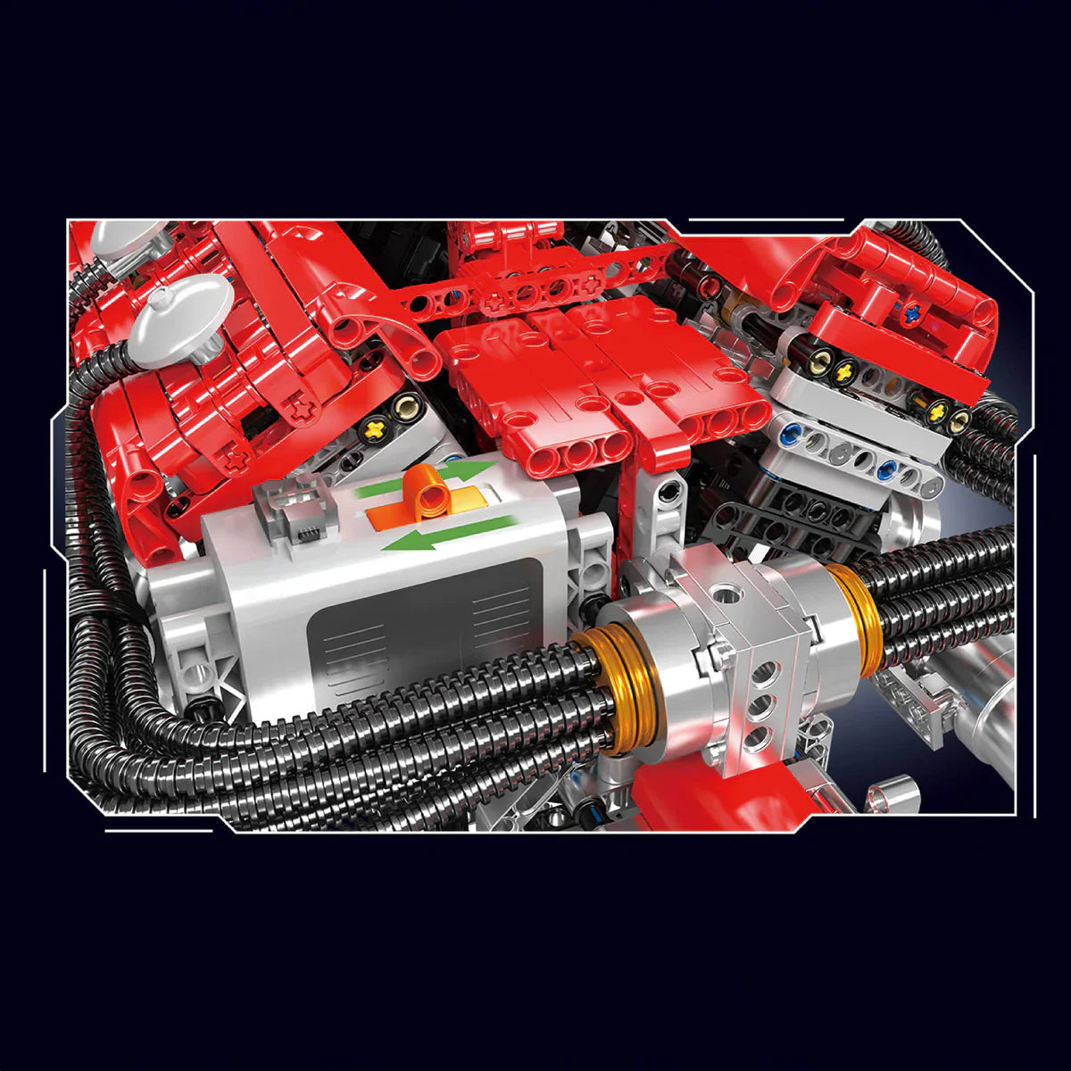 Ultimate V12 Engine & Gearbox Set | 3472 Pieces