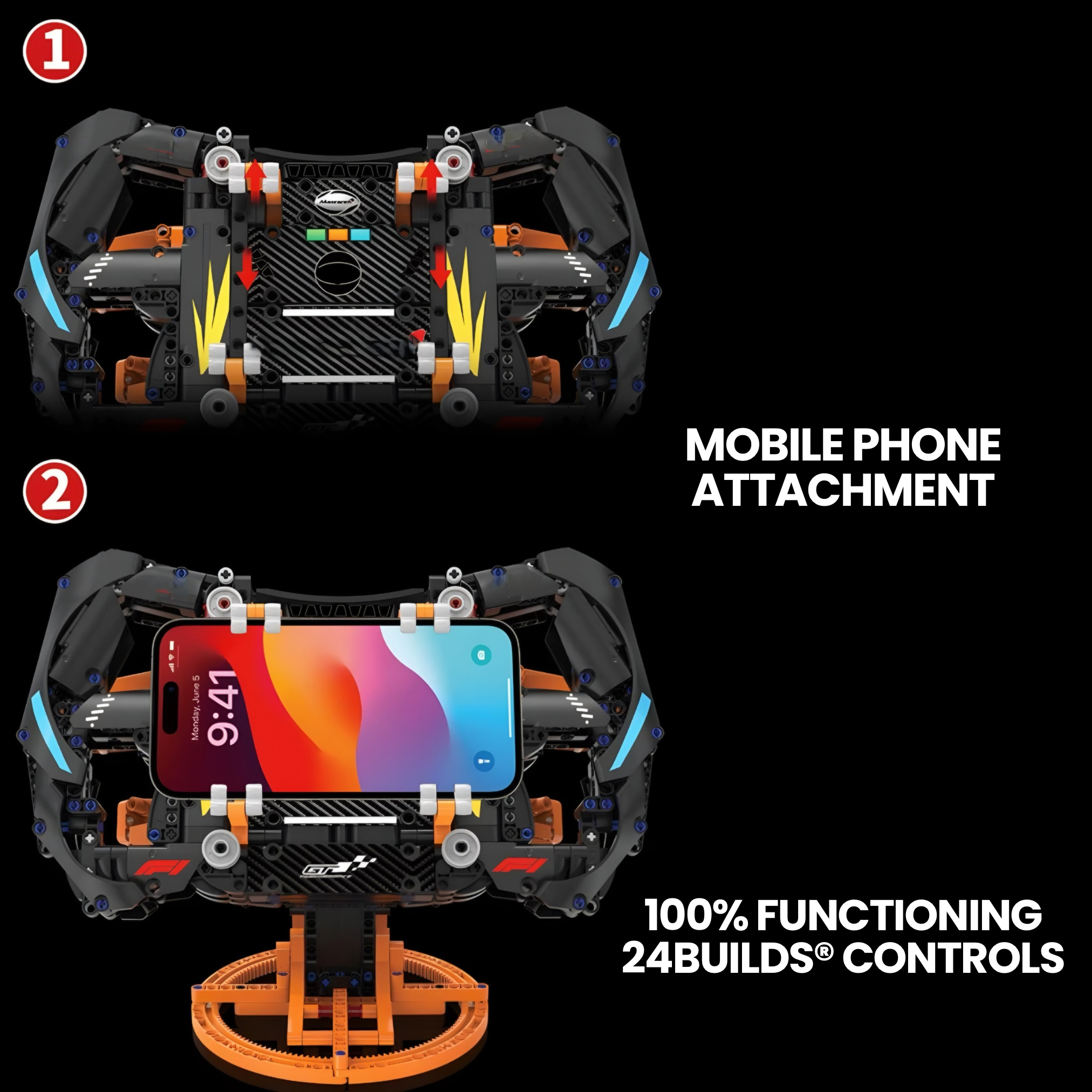 Grand Prix Champion Steering Wheel Set | 936 Pieces