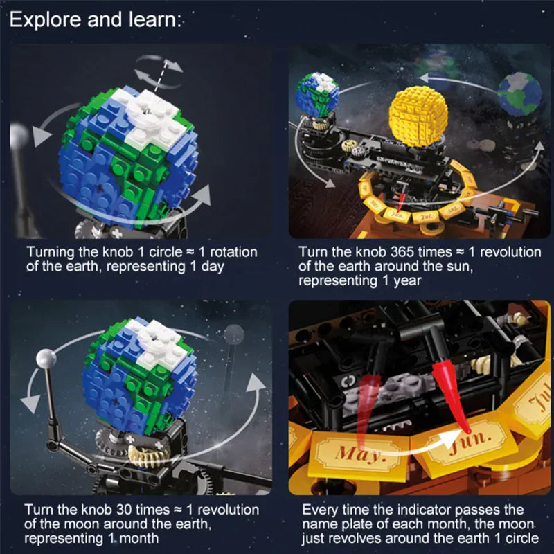 Astrophysics Kinetic Sculpture Set | 864 Pieces