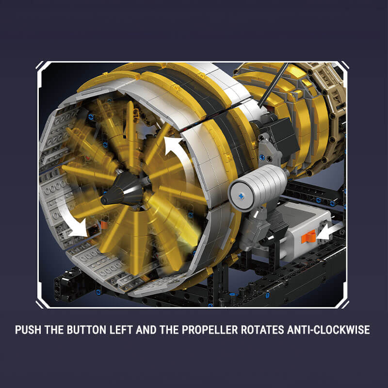 Motorized Turbine Engine Set | 2256 Pieces