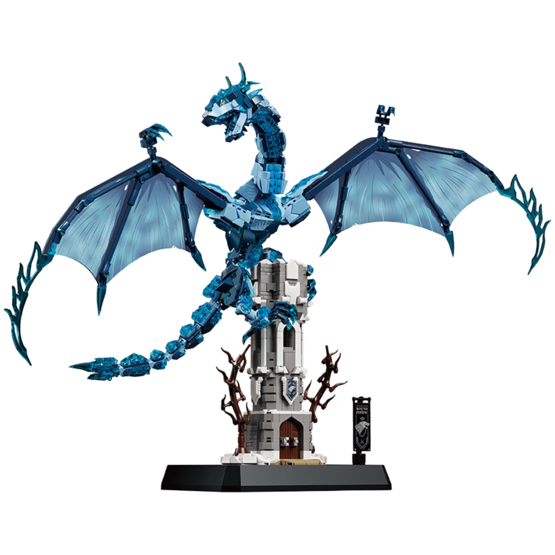 Azure Dragon - MOC Building Kit - 1788 Pcs
