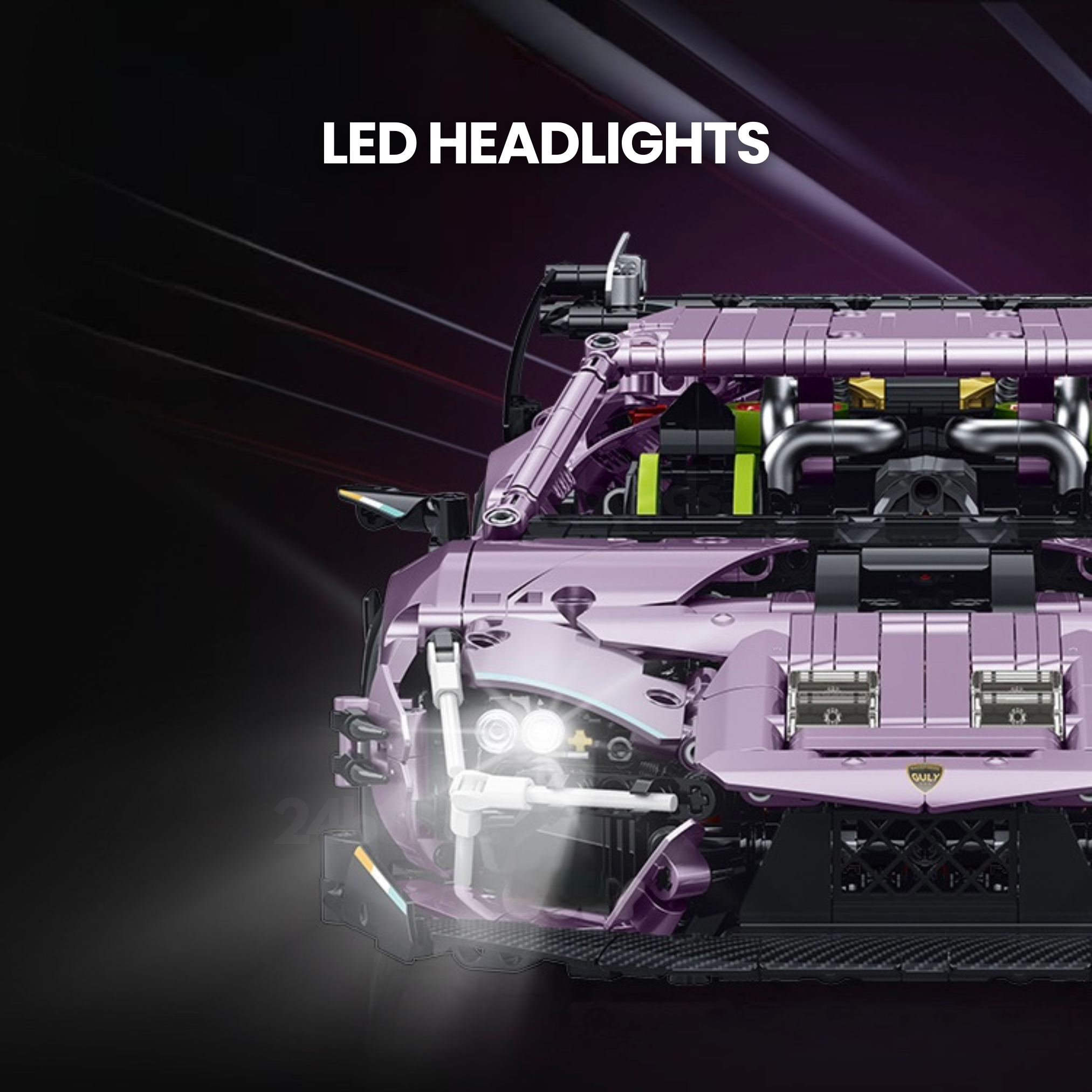 Italian Hybrid Supercar Model Kit | 2074 Pieces