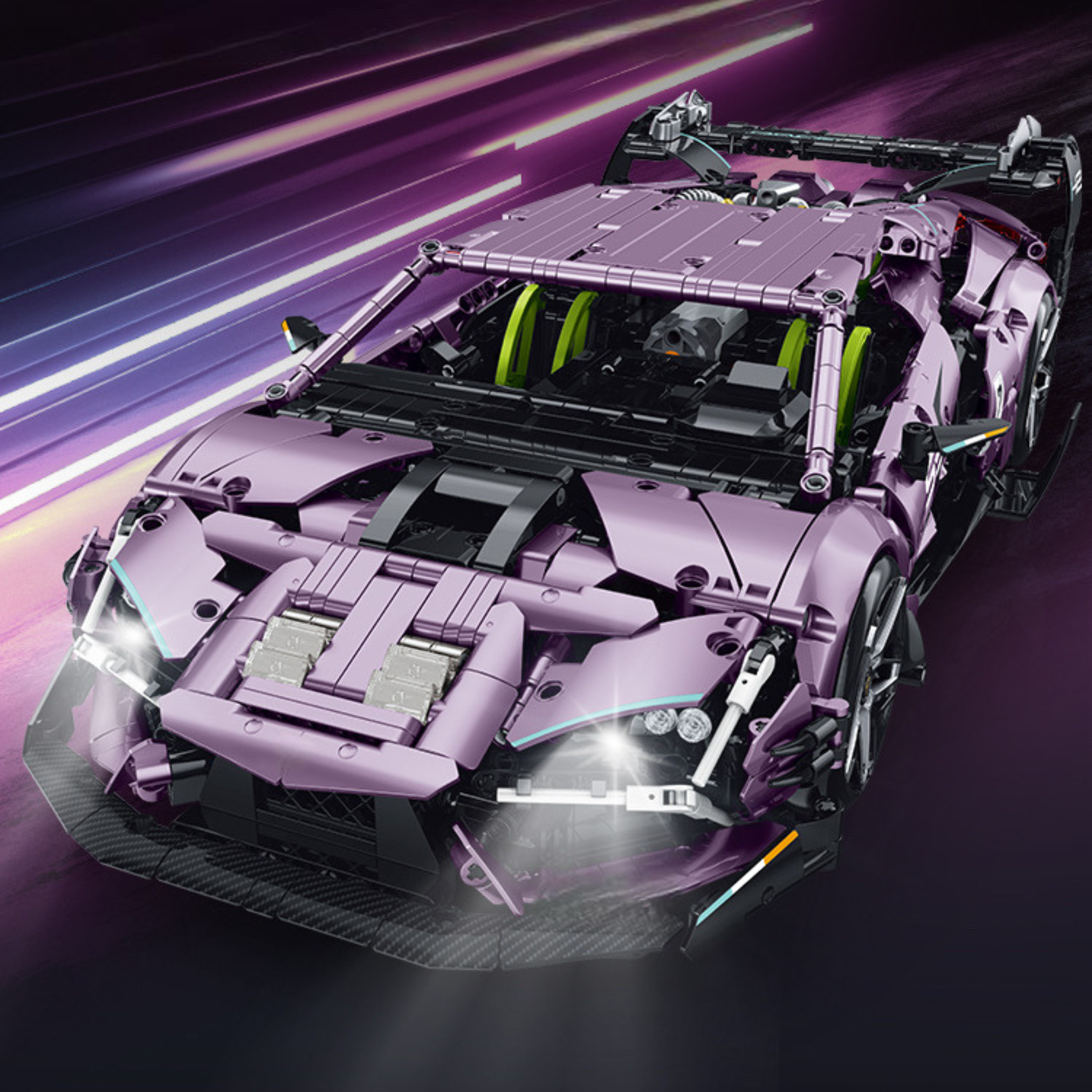 Italian Hybrid Supercar Model Kit | 2074 Pieces