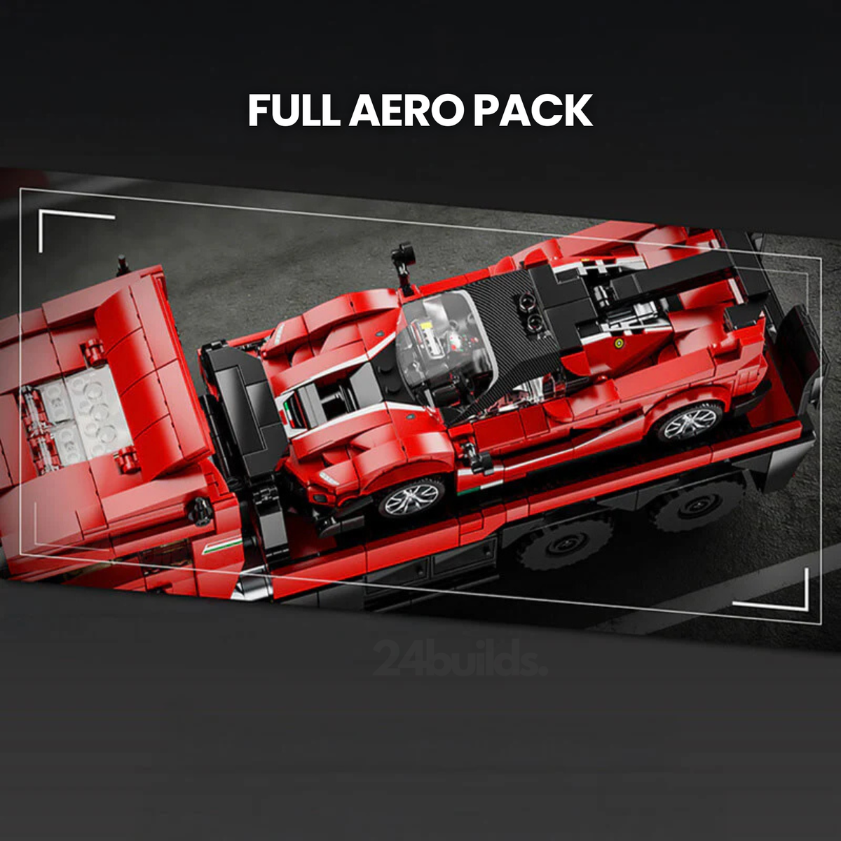 Italian Hypercar Transporter Set | 1728 Pieces