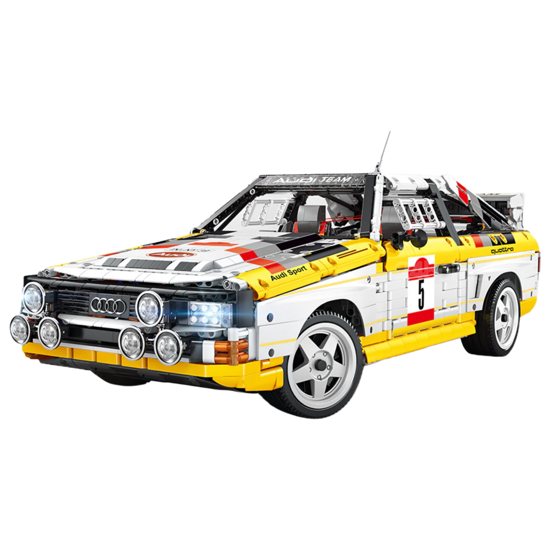 Audi Rally Quattro Group B 1984 Model Kit | 3886 Pieces