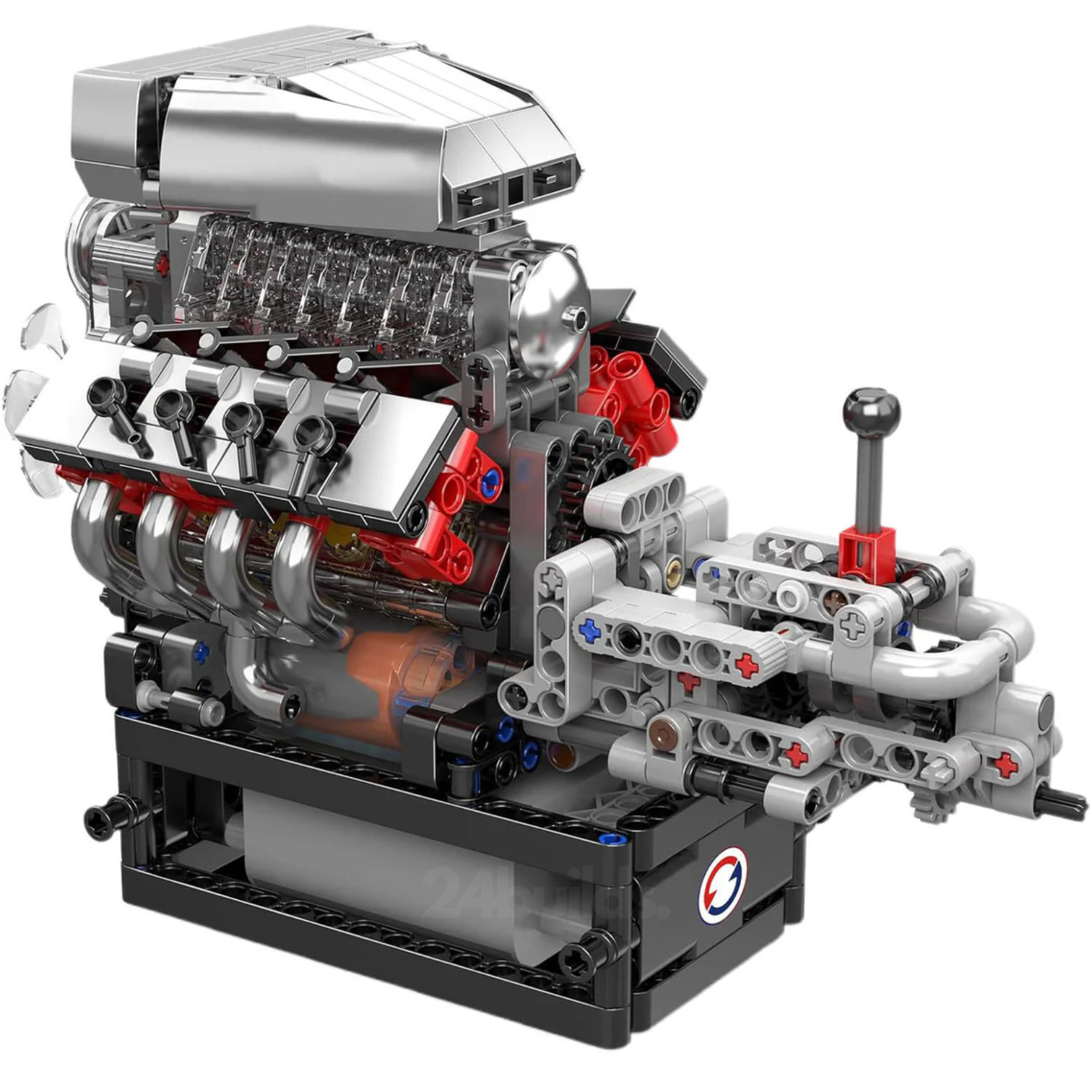 V8 Supercharged Engine Model Kit | 856 Pieces