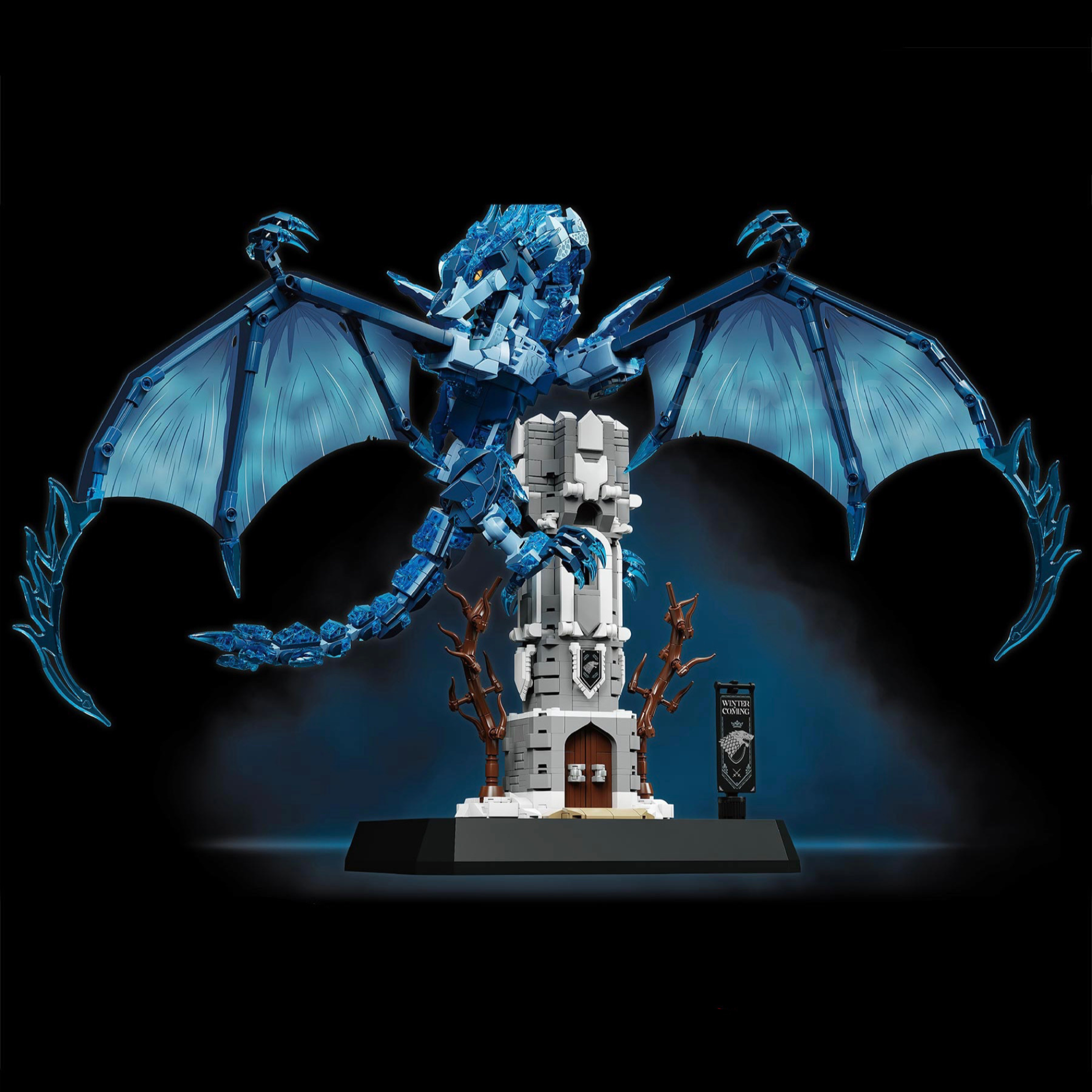 Azure Dragon - MOC Building Kit - 1788 Pcs