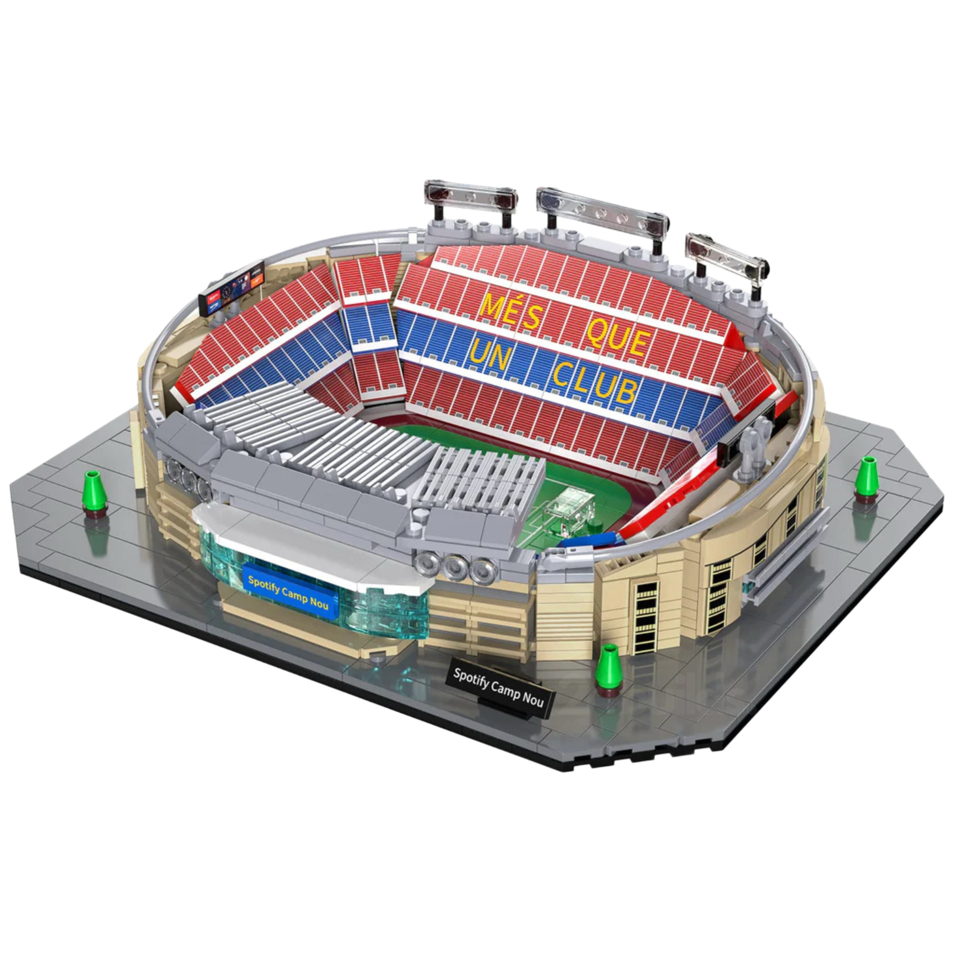 FC Barcelona Spotify Camp Nou - MOC Building Kit - 728 Pcs
