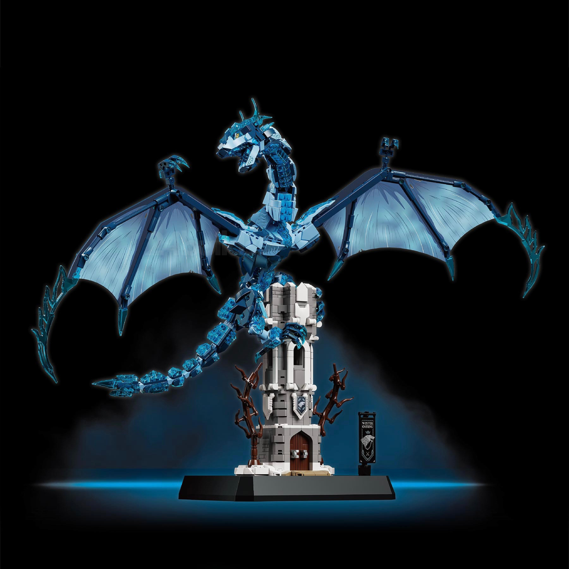 Azure Dragon - MOC Building Kit - 1788 Pcs