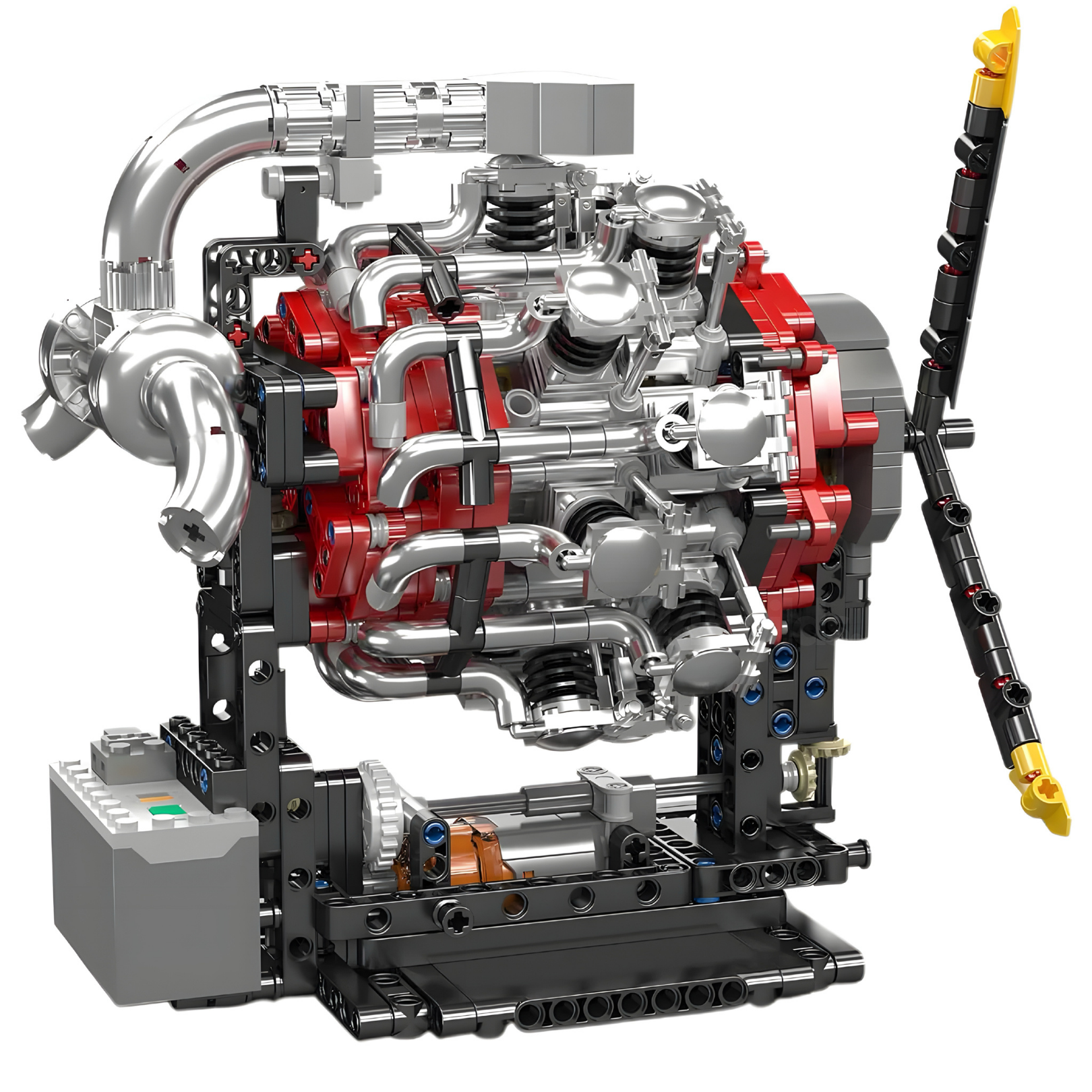 Motorized Radial Aircraft Engine - MOC Building Kit - 1146 Pcs