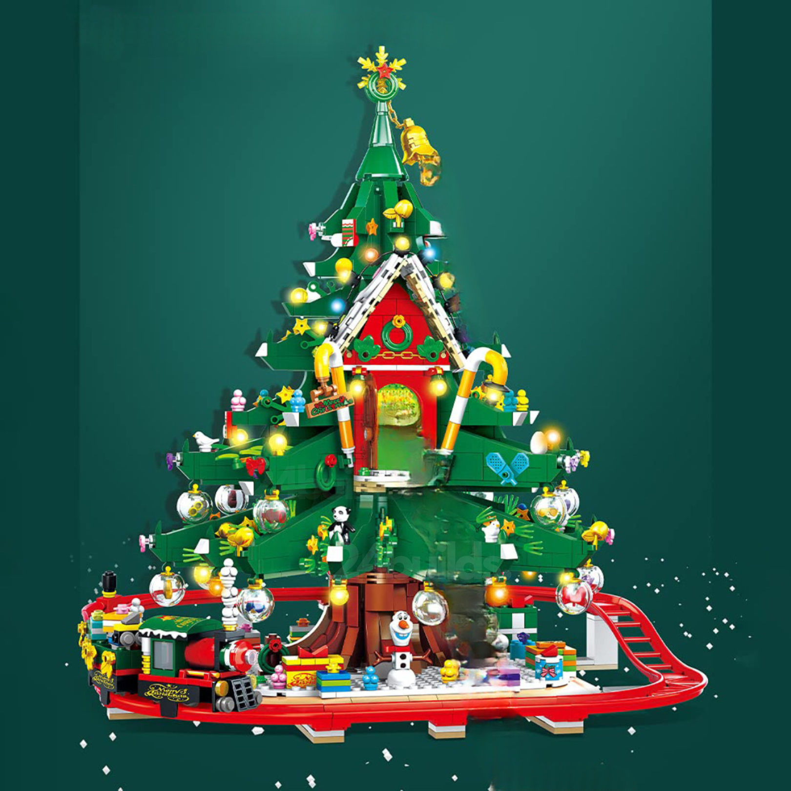 Limited Edition Christmas Tree Rollercoaster | 2102pcs