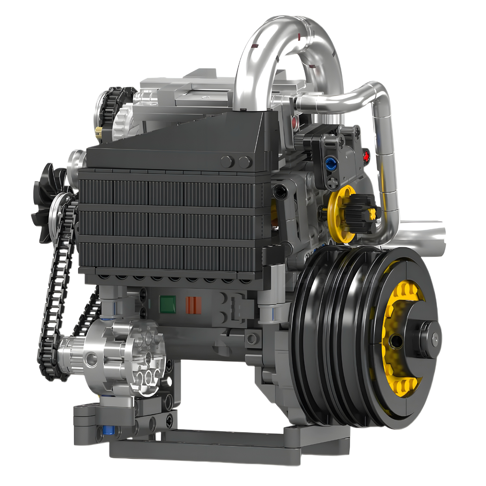 Motorized Swedish Hypercar Engine Set | 738 Pieces