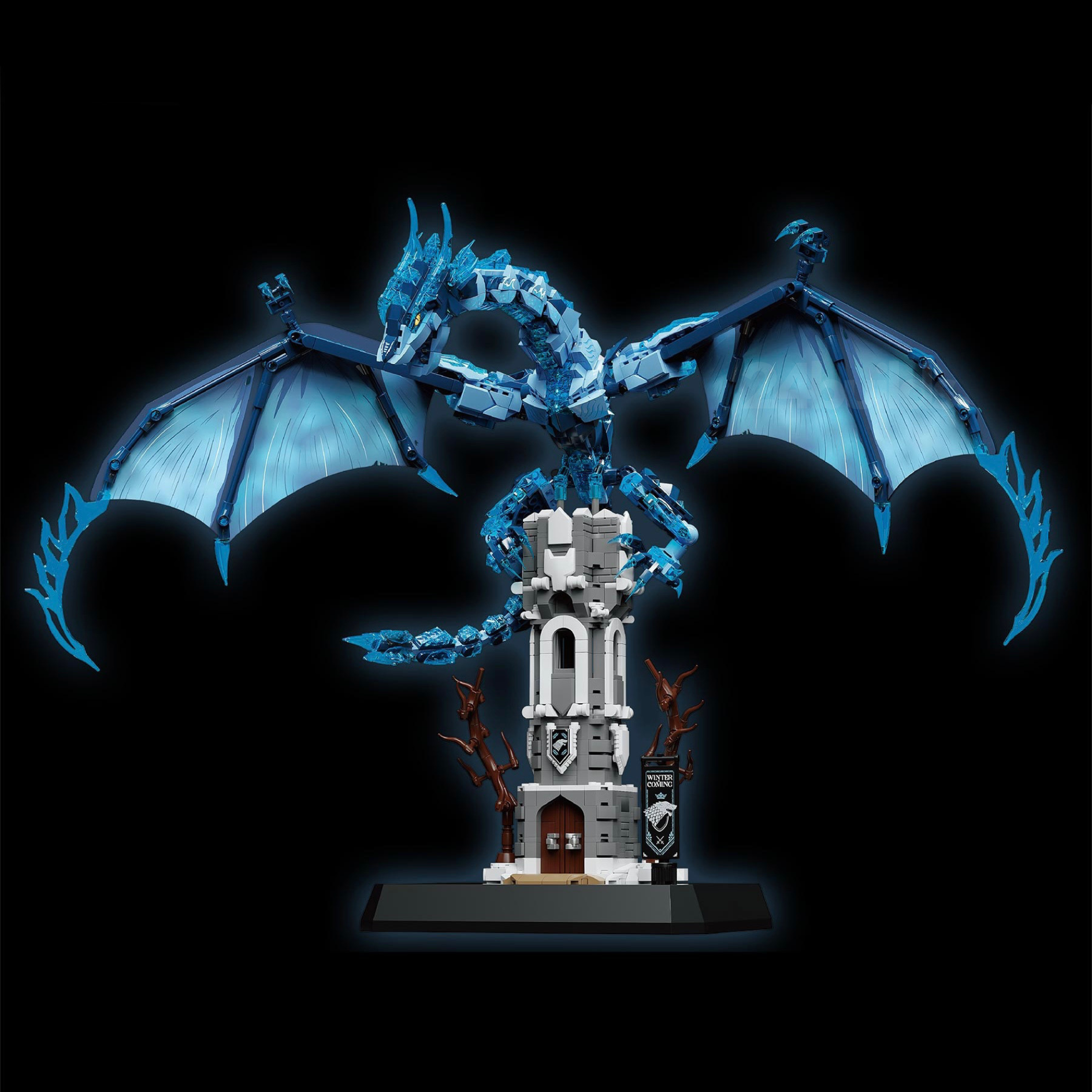 Azure Dragon - MOC Building Kit - 1788 Pcs