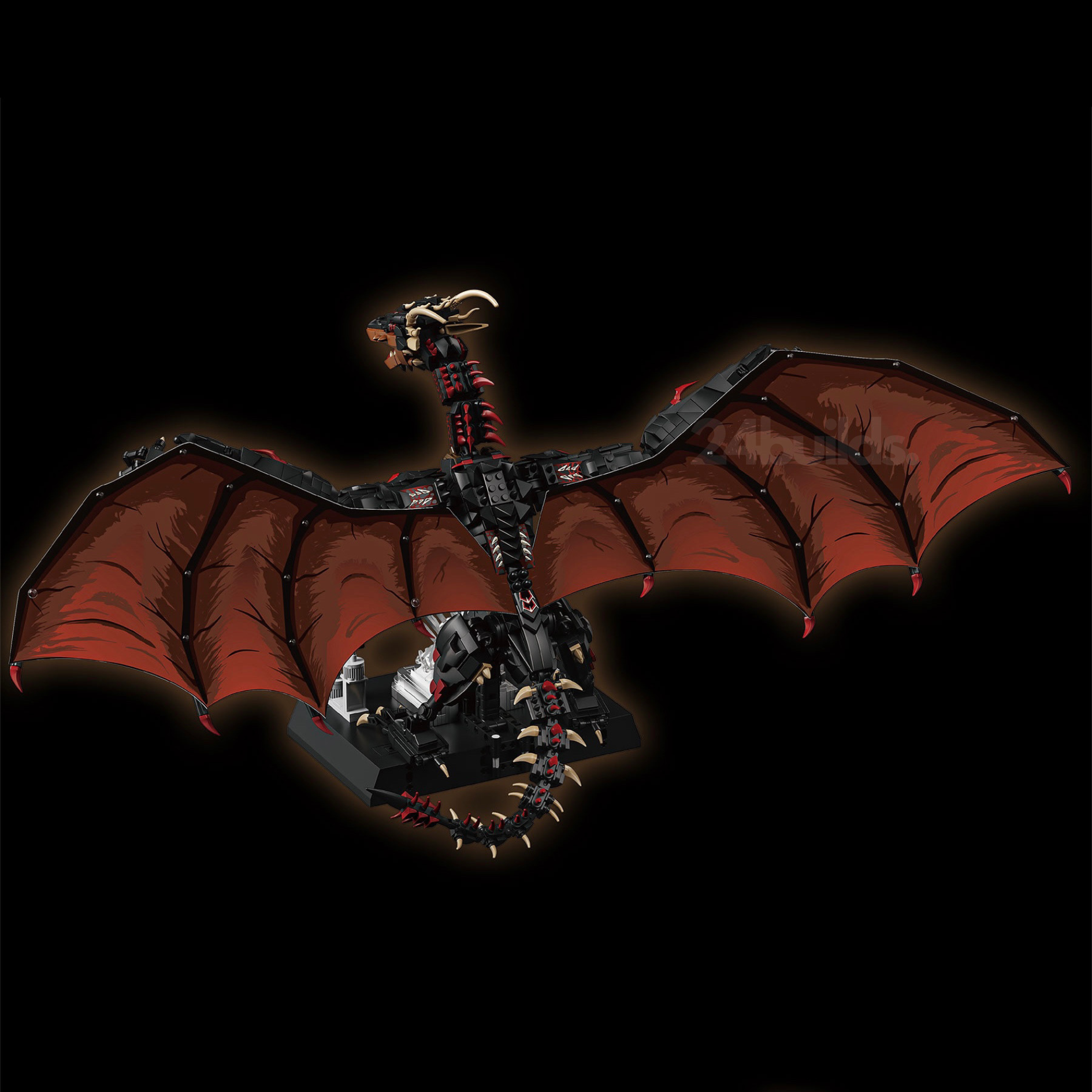 Crimson Dragon Set | 1690 Pieces