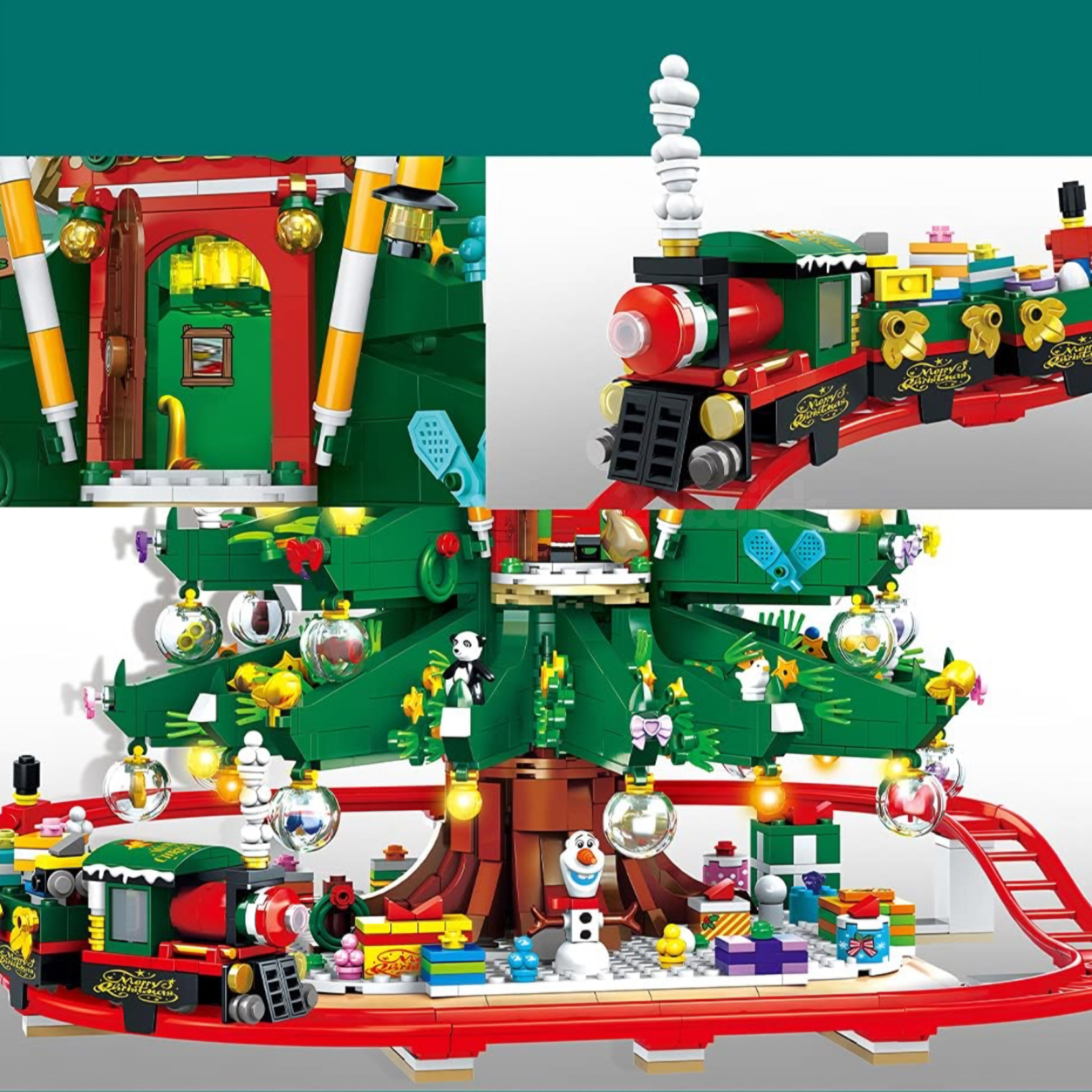 Limited Edition Christmas Tree Rollercoaster | 2102pcs