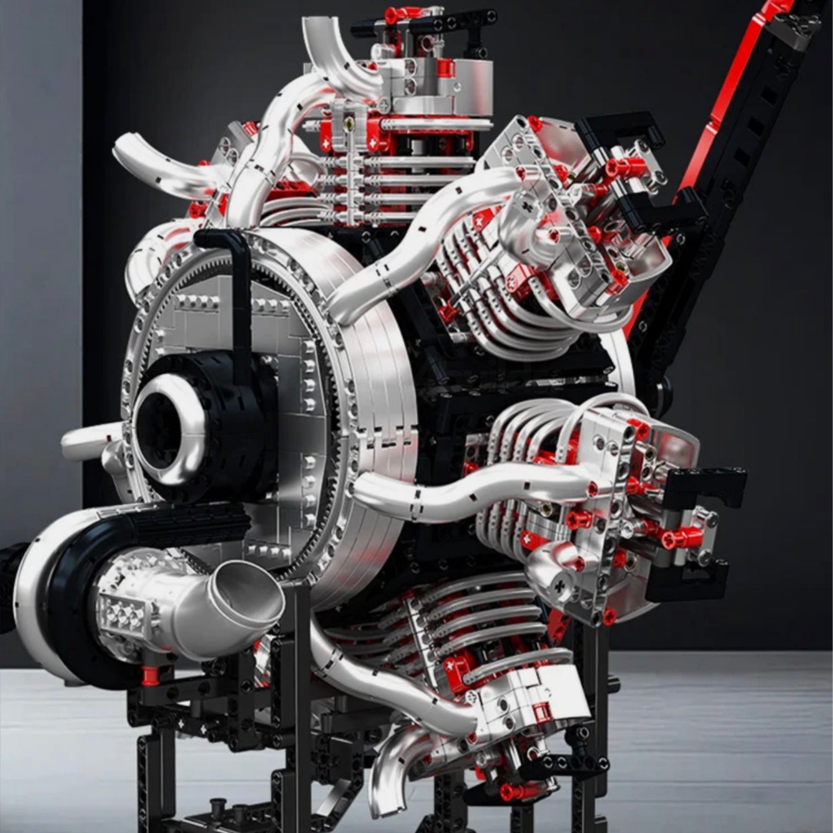 Ultimate Radial Aircraft Engine Kit | 3090 Pieces