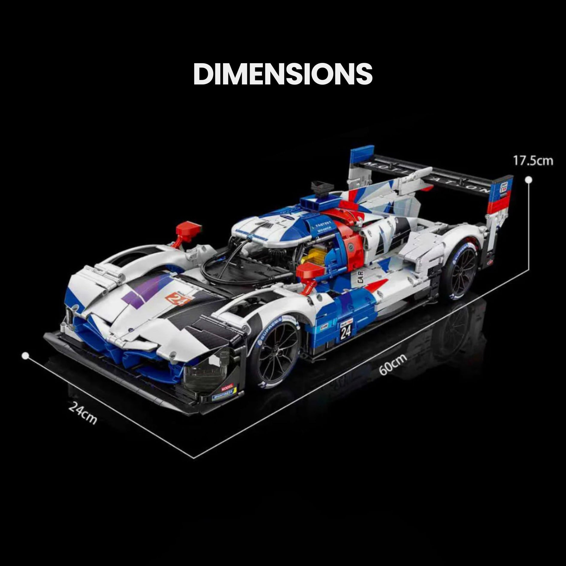 Ultimate German Endurance Prototype Model | 3508 Pieces