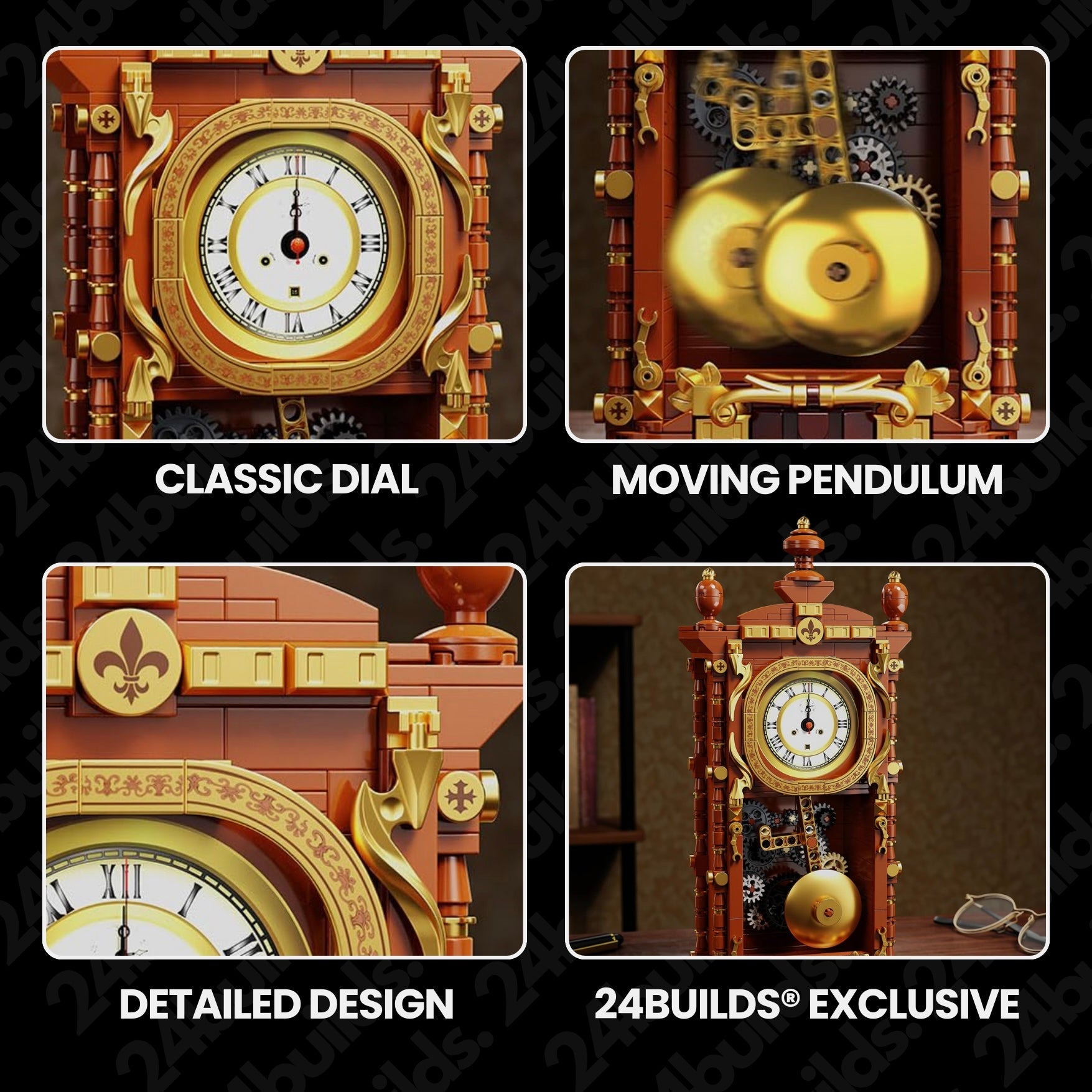 Vintage Clock | 752pcs