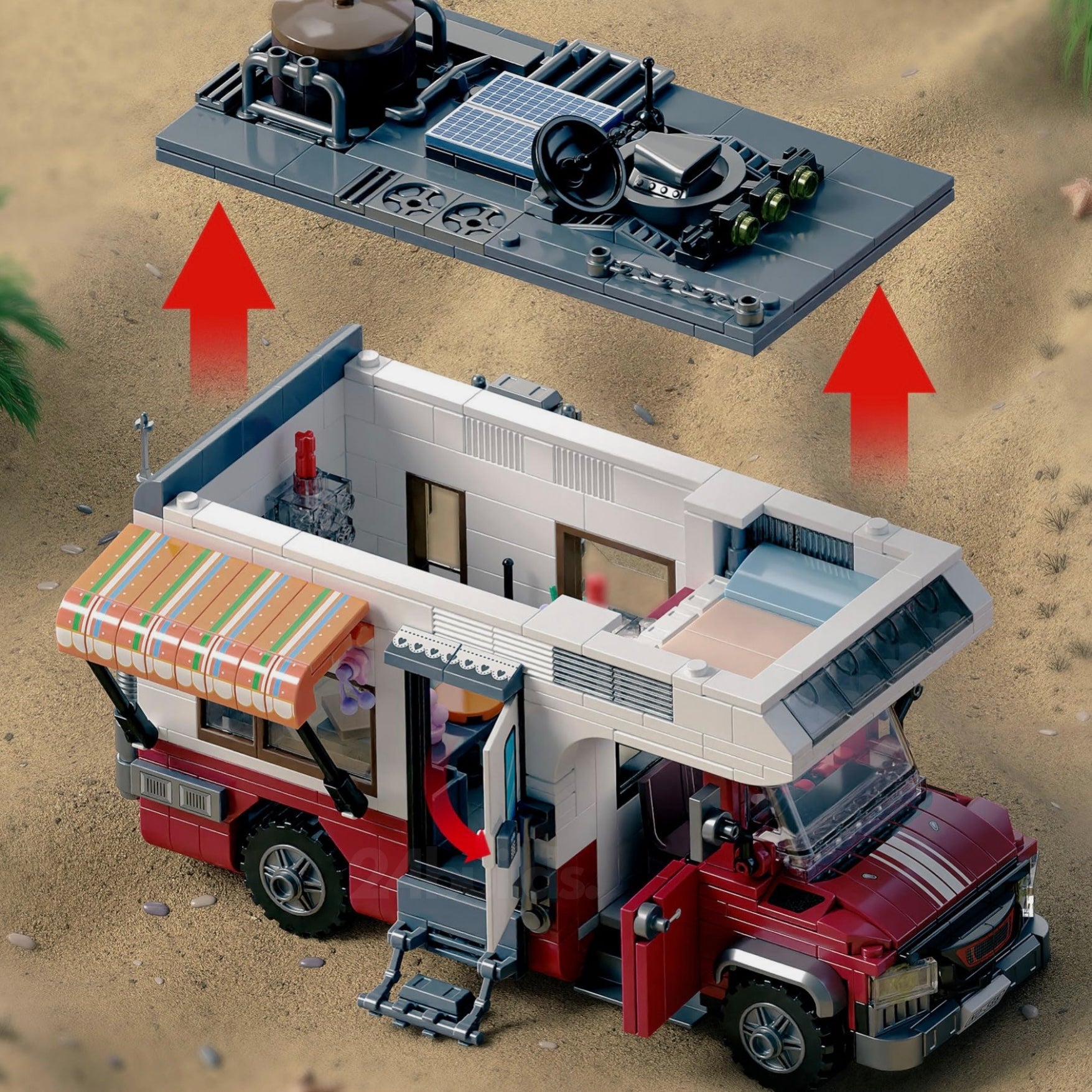 Beach Camper Van | 928pcs