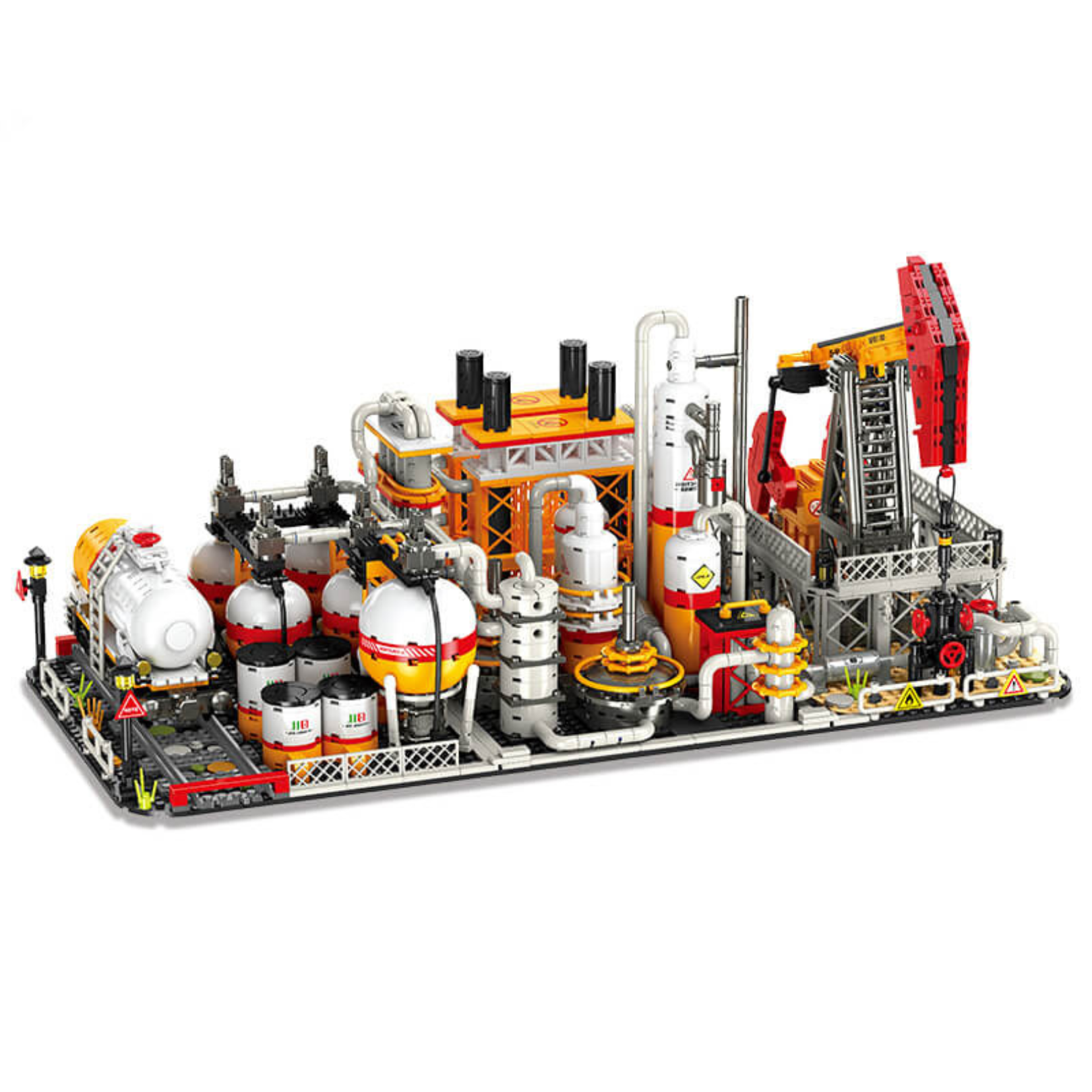 Industrial Oil Refinery Complex | 2142pcs