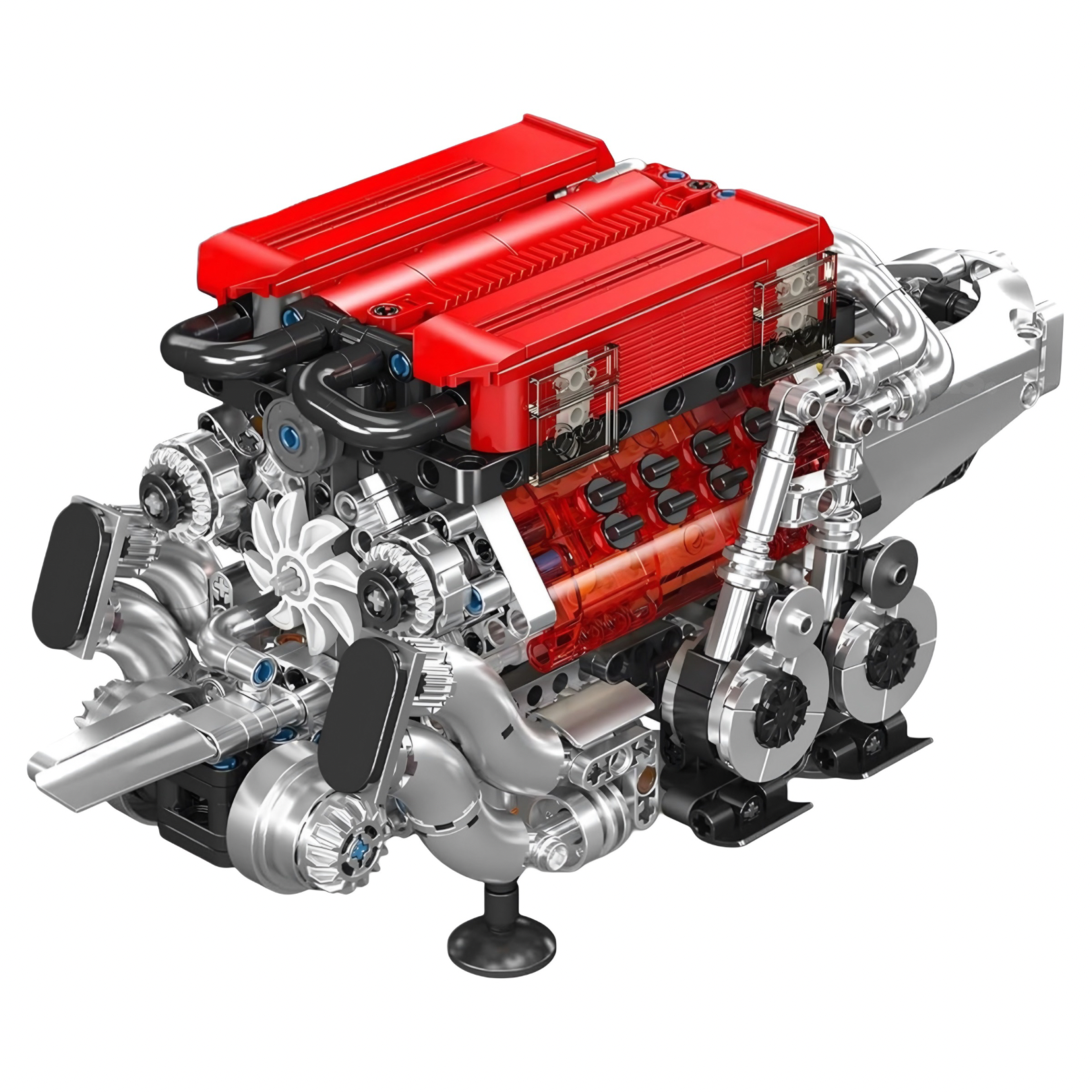 Motorized Red W16 Engine Set | 958 Pieces