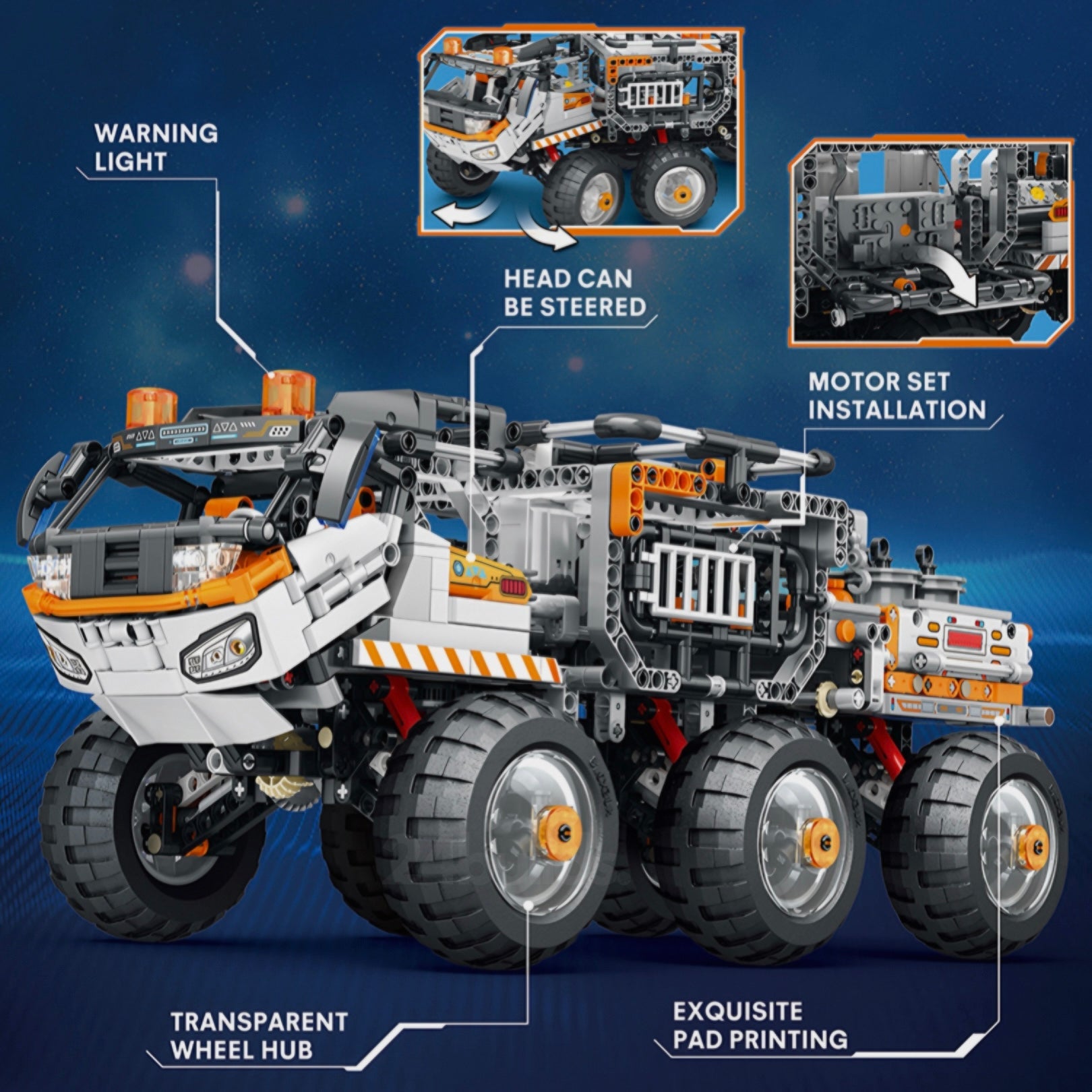 1760-Piece Intergalactic Armored Transport Vehicle