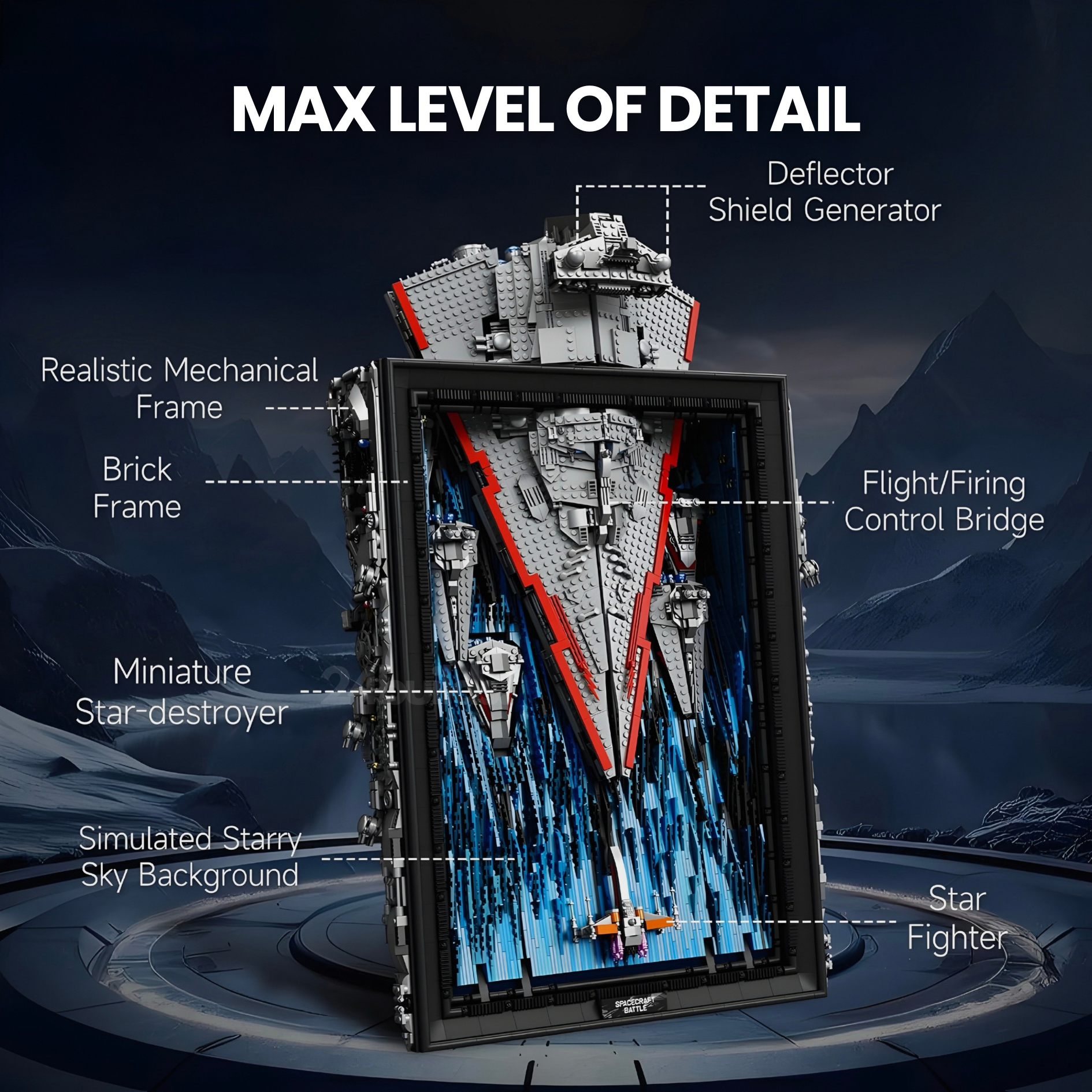 Ultimate Intergalactic Warship Set | 5968 Pieces