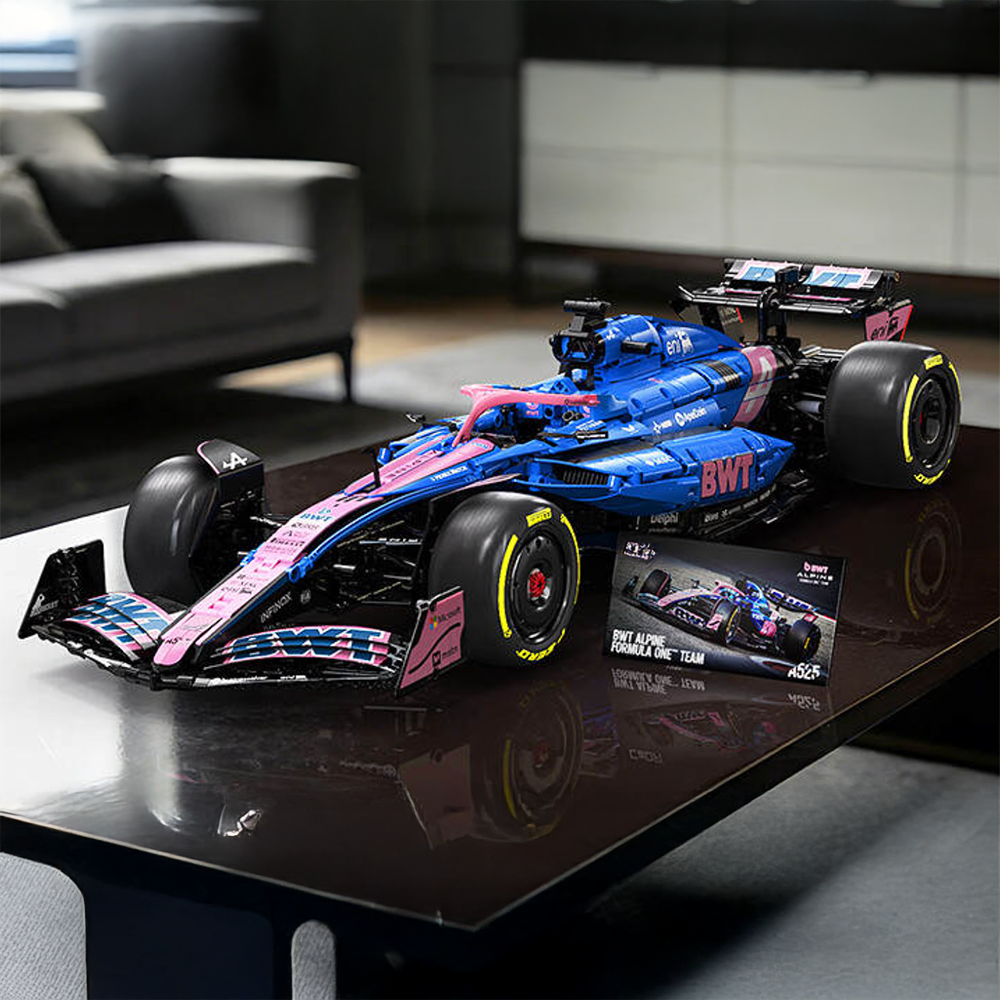 BWT Alpine Formula One Team Car Model - 2172 Pieces