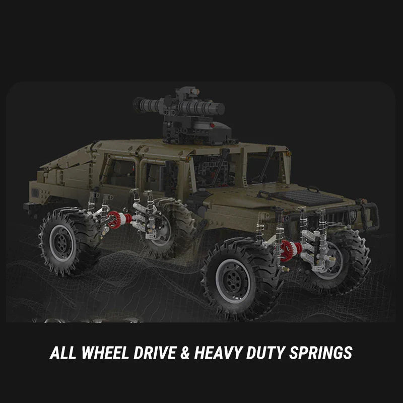 3934-Piece Remote-Controlled Humvee
