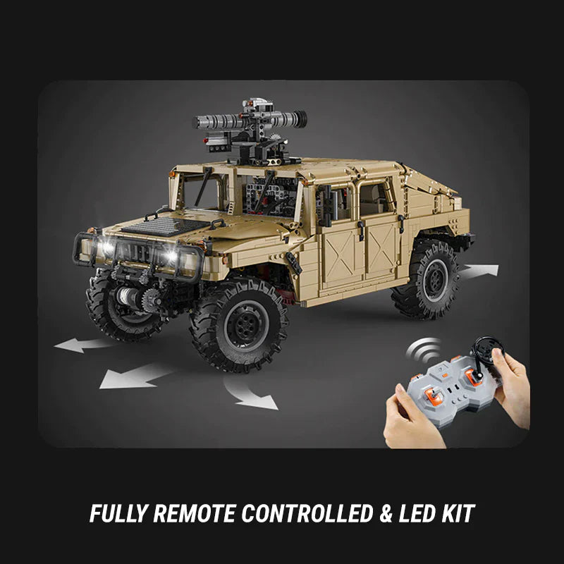 3934-Piece Remote-Controlled Humvee