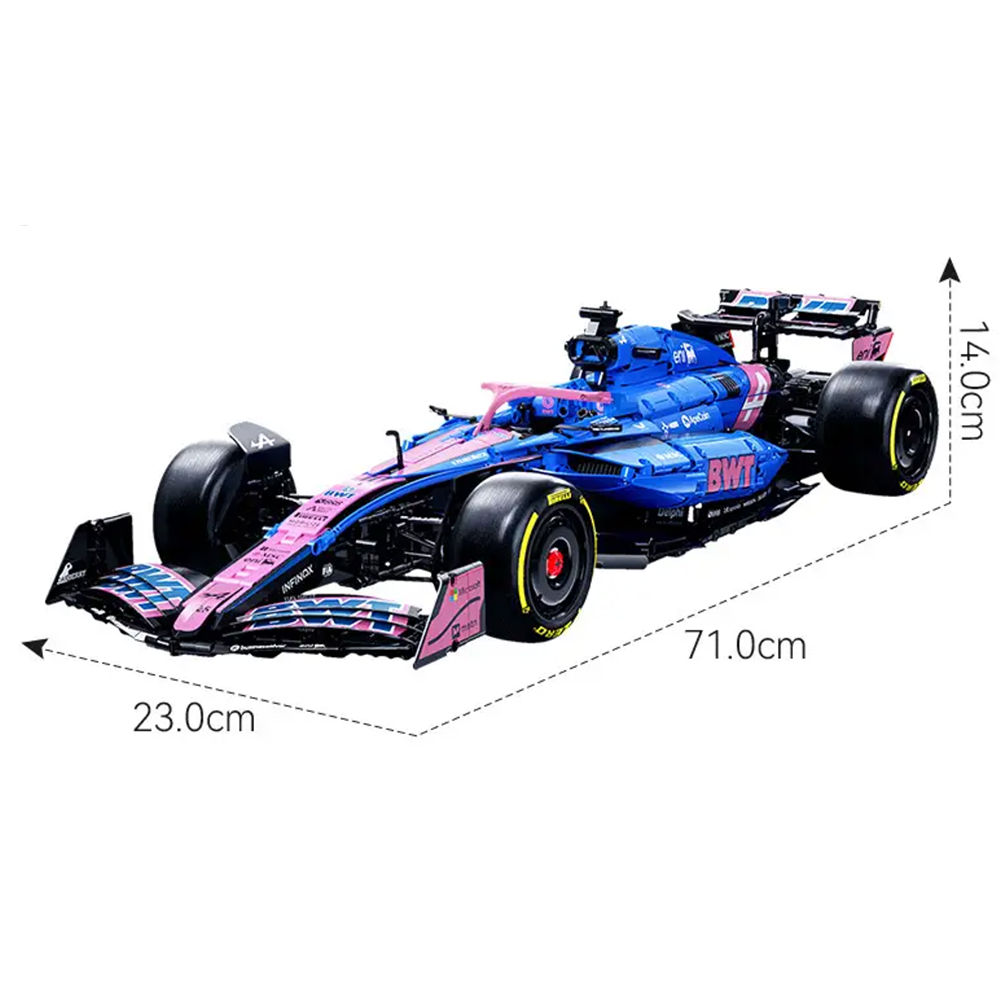 BWT Alpine Formula One Team Car Model - 2172 Pieces