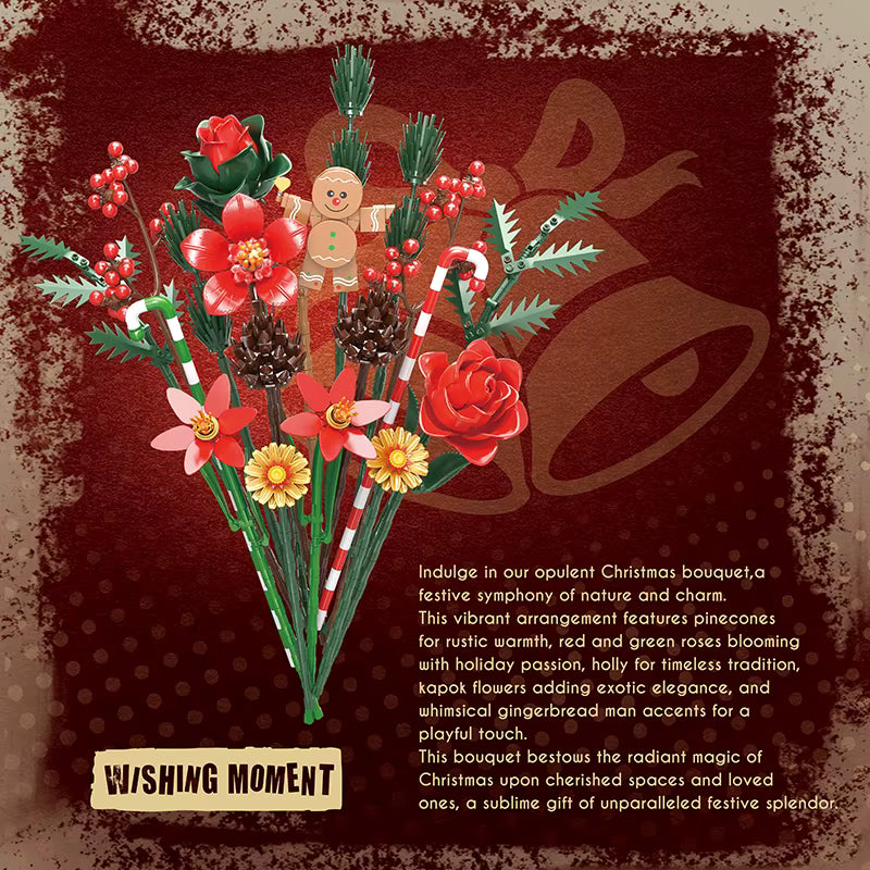 Gingerbread Holiday Bouquet | 865pcs