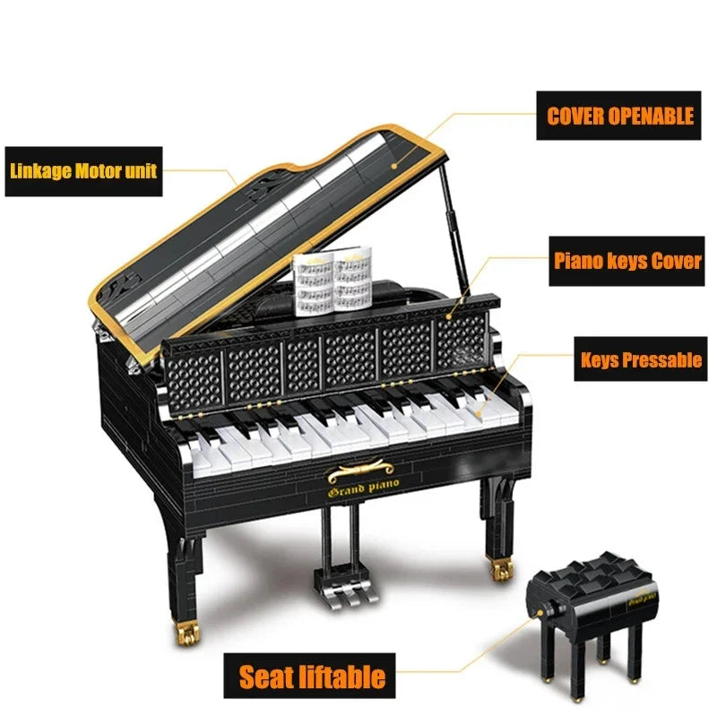 Self Playing Grand Piano | 2436pcs