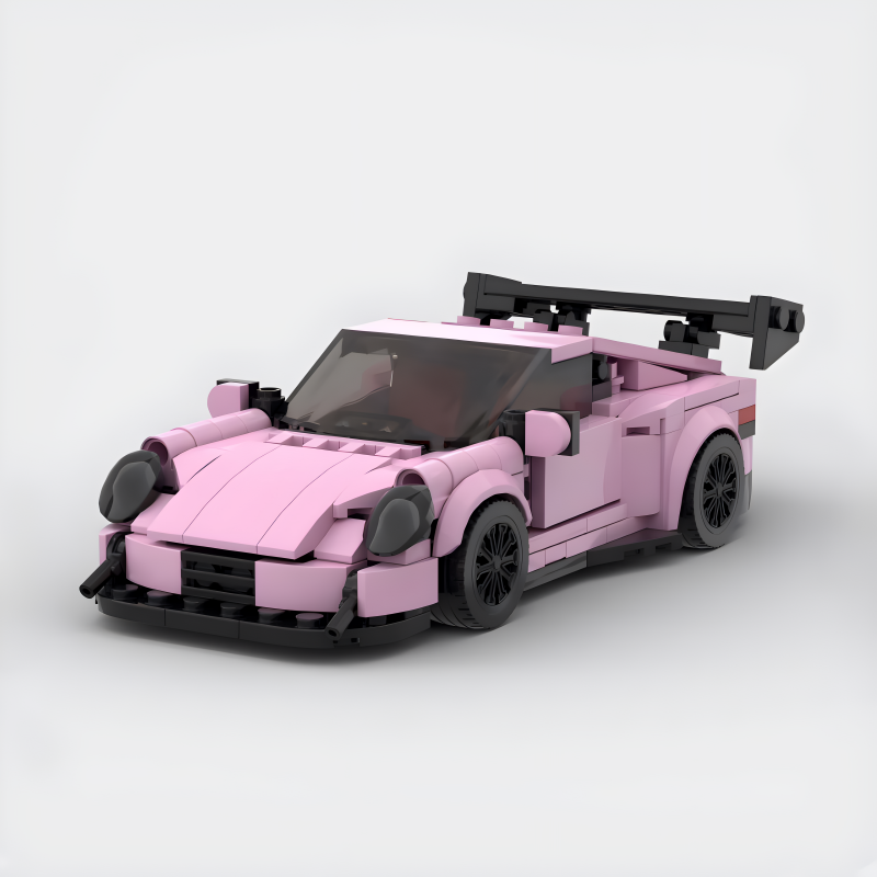 Porsche GT3 RS Pink | Building Blocks Toy