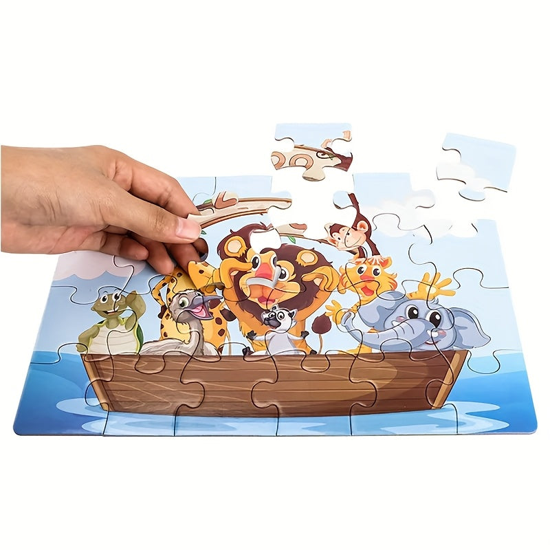 Kids Puzzle Gift Set – 12 Boxes, 24 Pieces