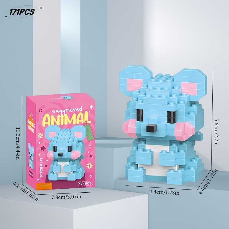 Animal Building Blocks – 12 Pieces