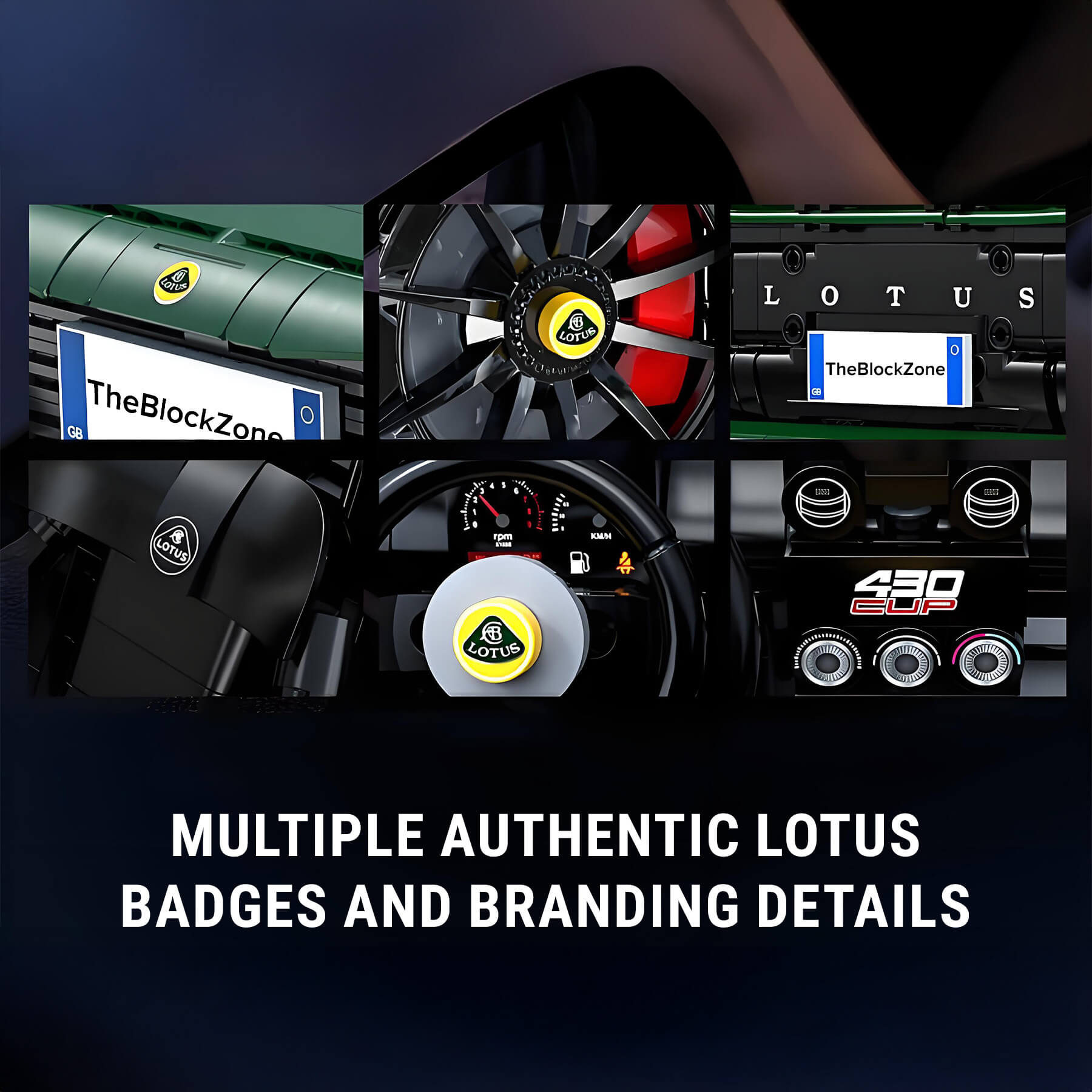 Lotus Exige Cup 430 - 3729 Piece Set