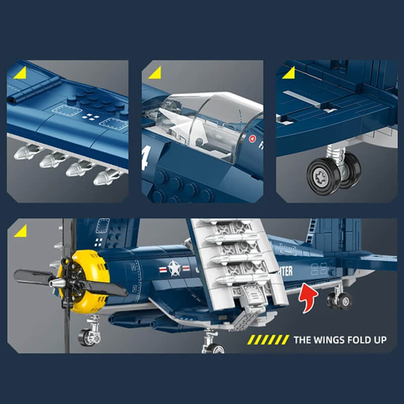 Vought F4U Corsair Model Kit - 766 Pieces