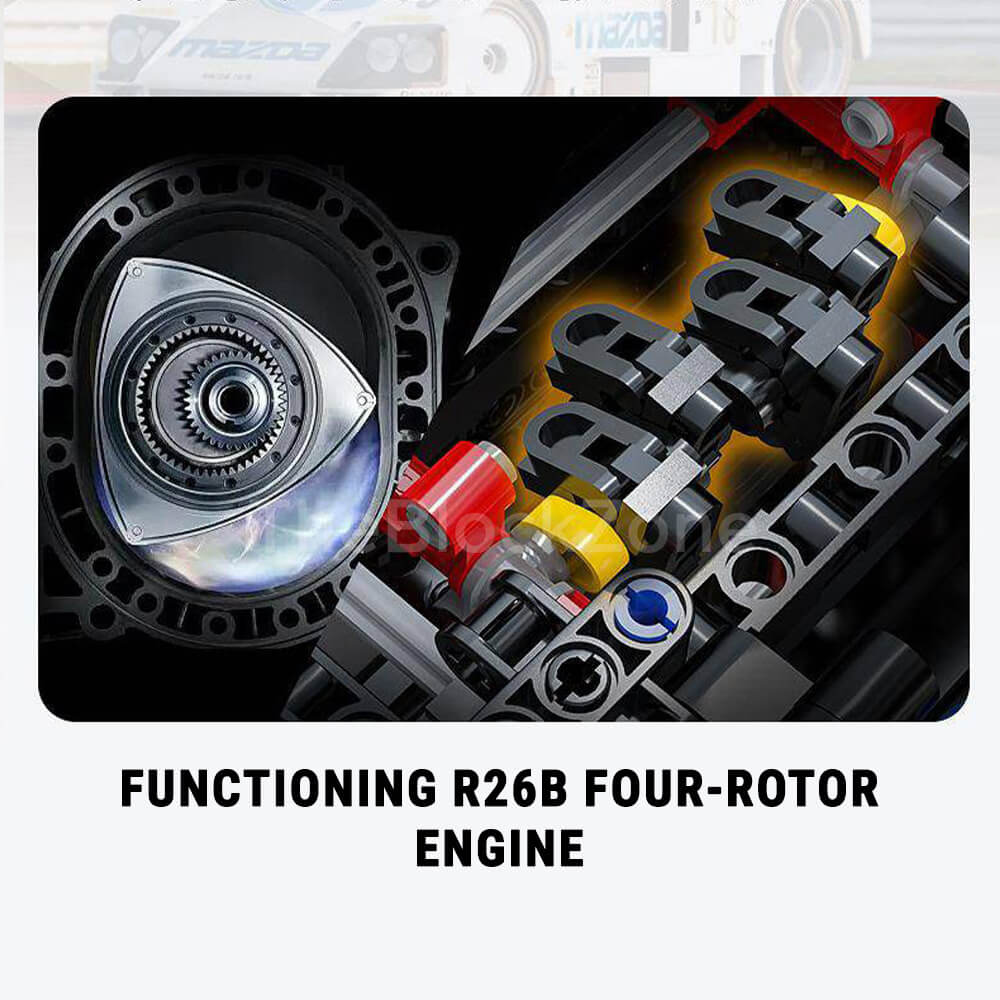 Remote-Controlled Mazda 787B - 1796 Pieces
