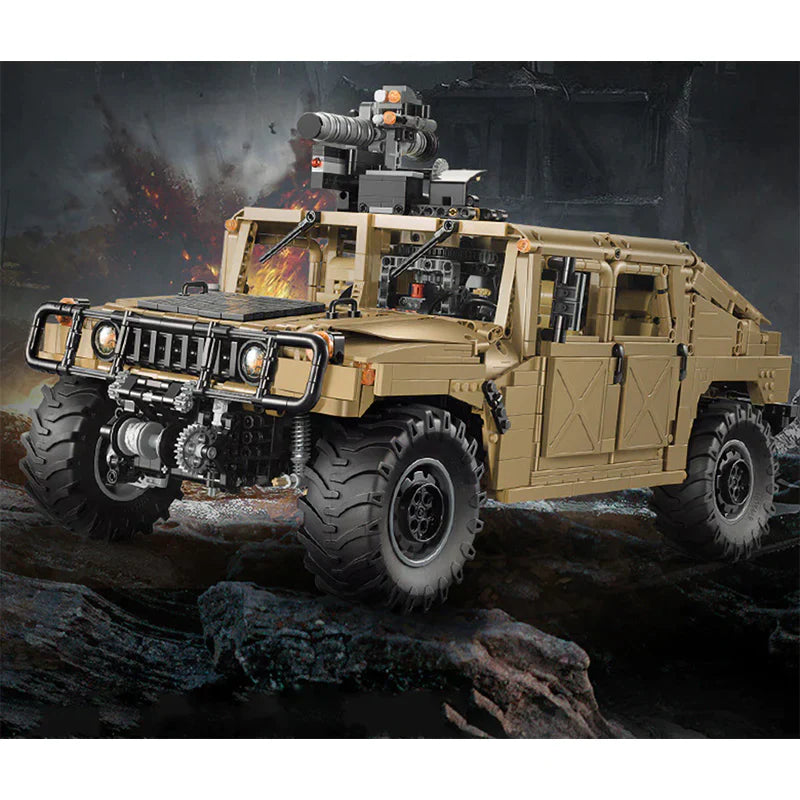 3934-Piece Remote-Controlled Humvee