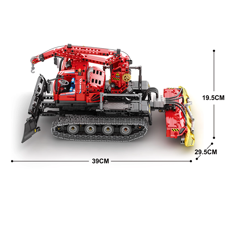 Remote-Controlled Snow Groomer - 1099 Pieces