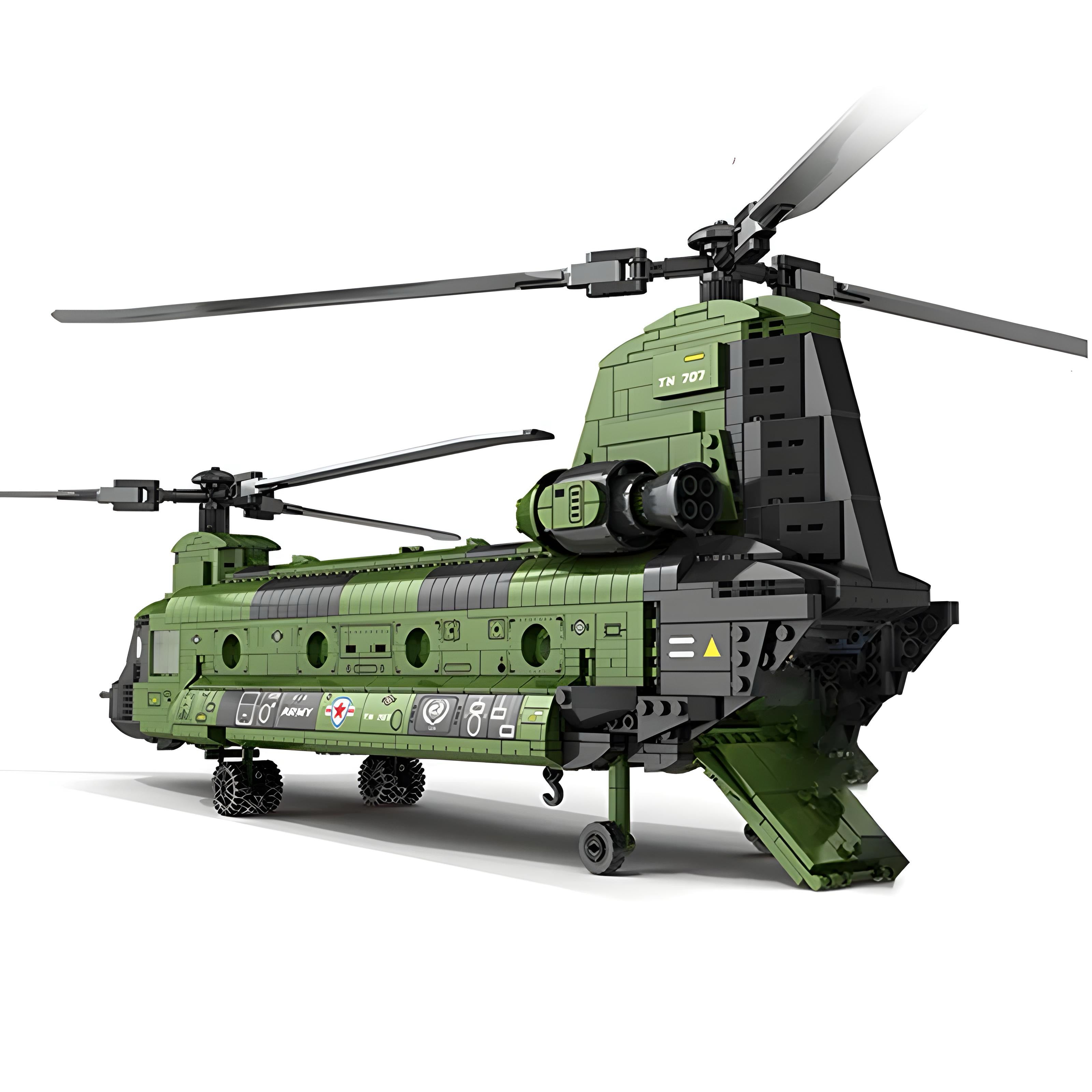 CH-47 Transport Helicopter Model Kit | 1622 Pieces