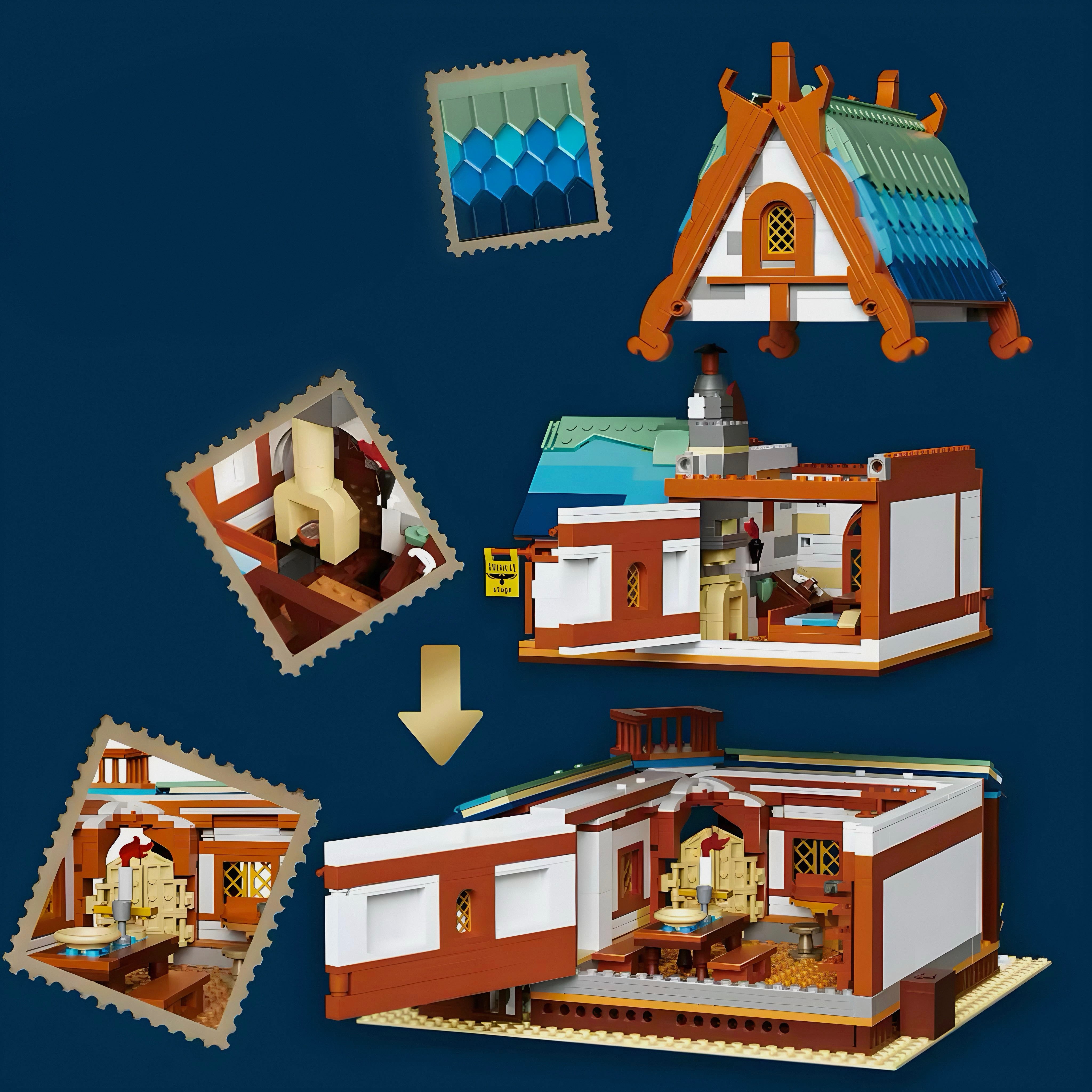 Medieval Post Station | 1769pcs