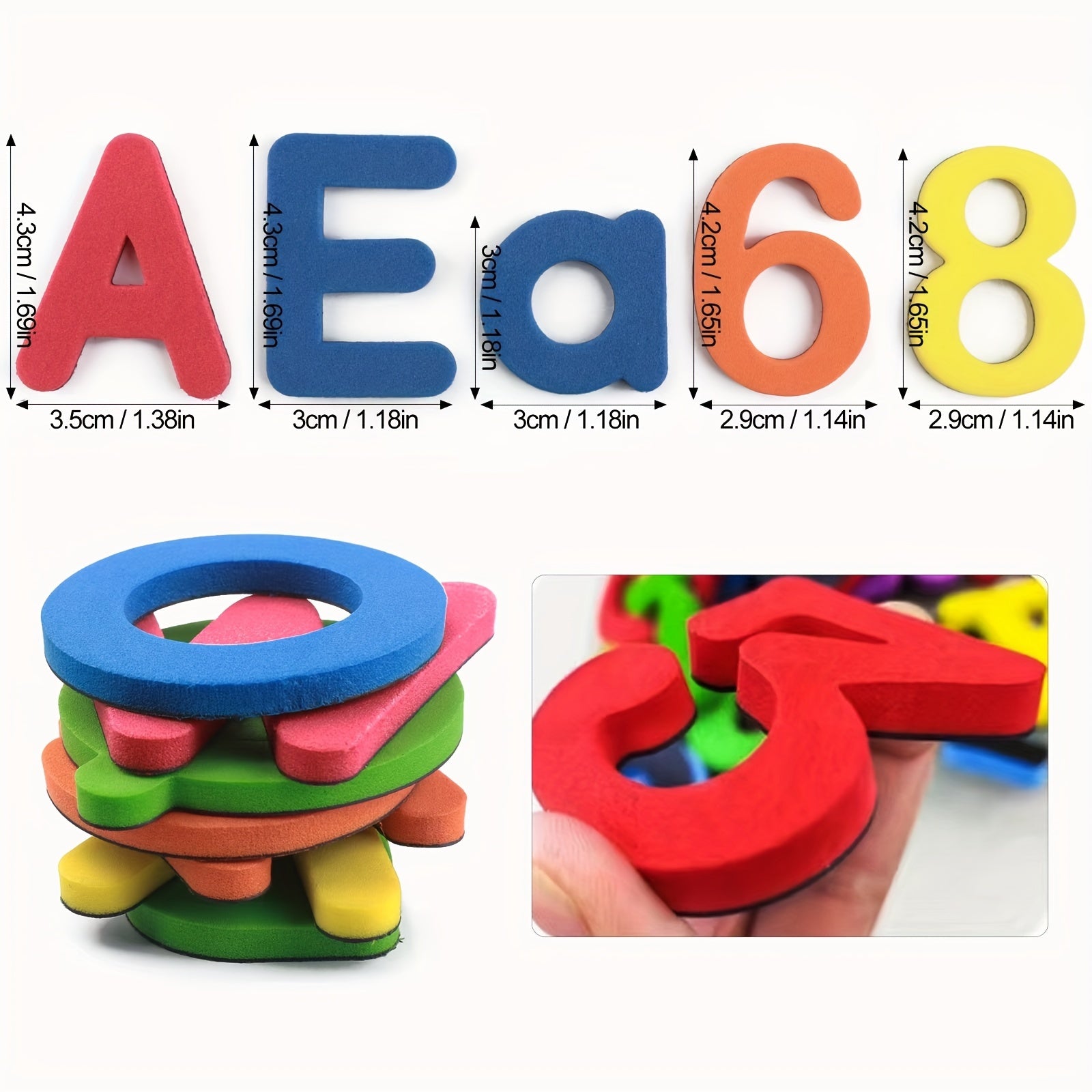 Make Learning Stick with Colorful Alphabet & Number Magnets – Educational Fridge Toys for Fun Letter & Number Play