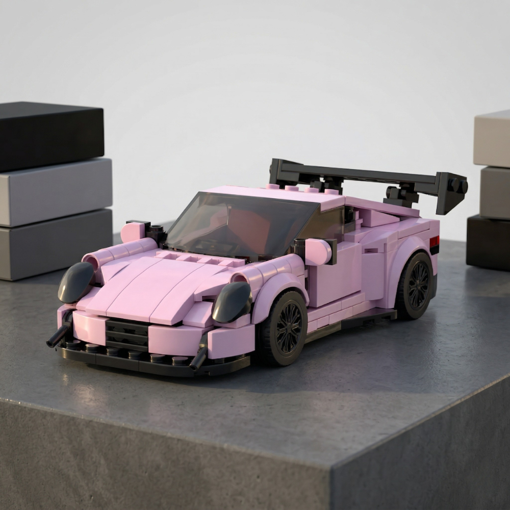 Porsche GT3 RS Pink Edition - MOC Building Kit