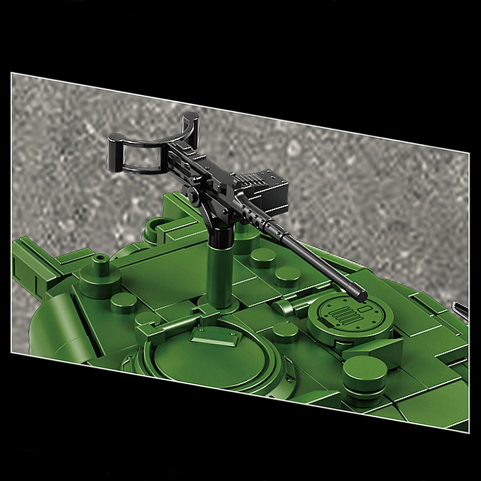 M4 Sherman Tank Model Kit - 1681 Pieces