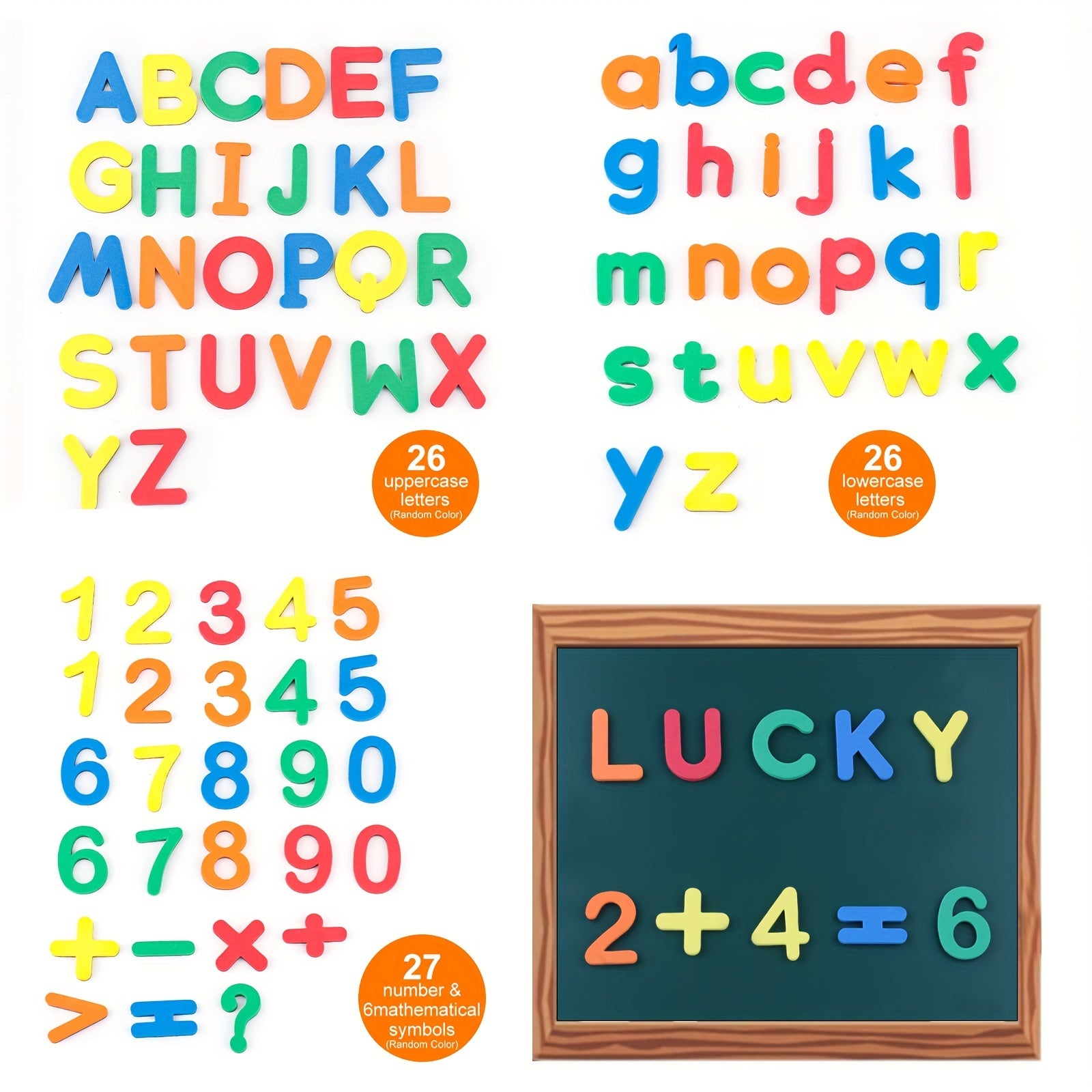 Make Learning Stick with Colorful Alphabet & Number Magnets – Educational Fridge Toys for Fun Letter & Number Play