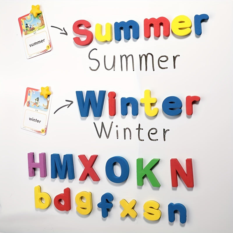 Make Learning Stick with Colorful Alphabet & Number Magnets – Educational Fridge Toys for Fun Letter & Number Play